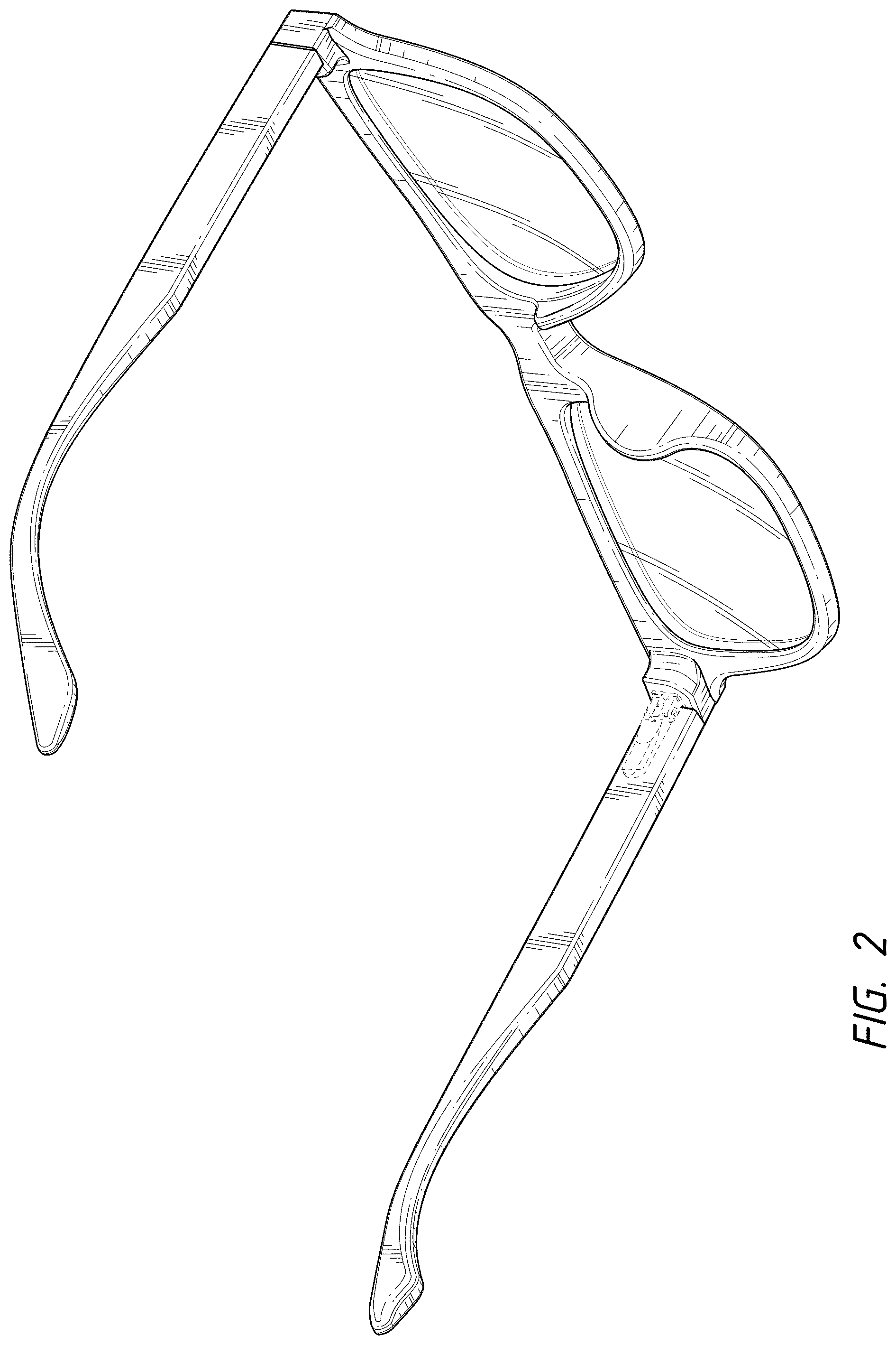 Patent USD1125342 Figure 2 – Eyewear frame