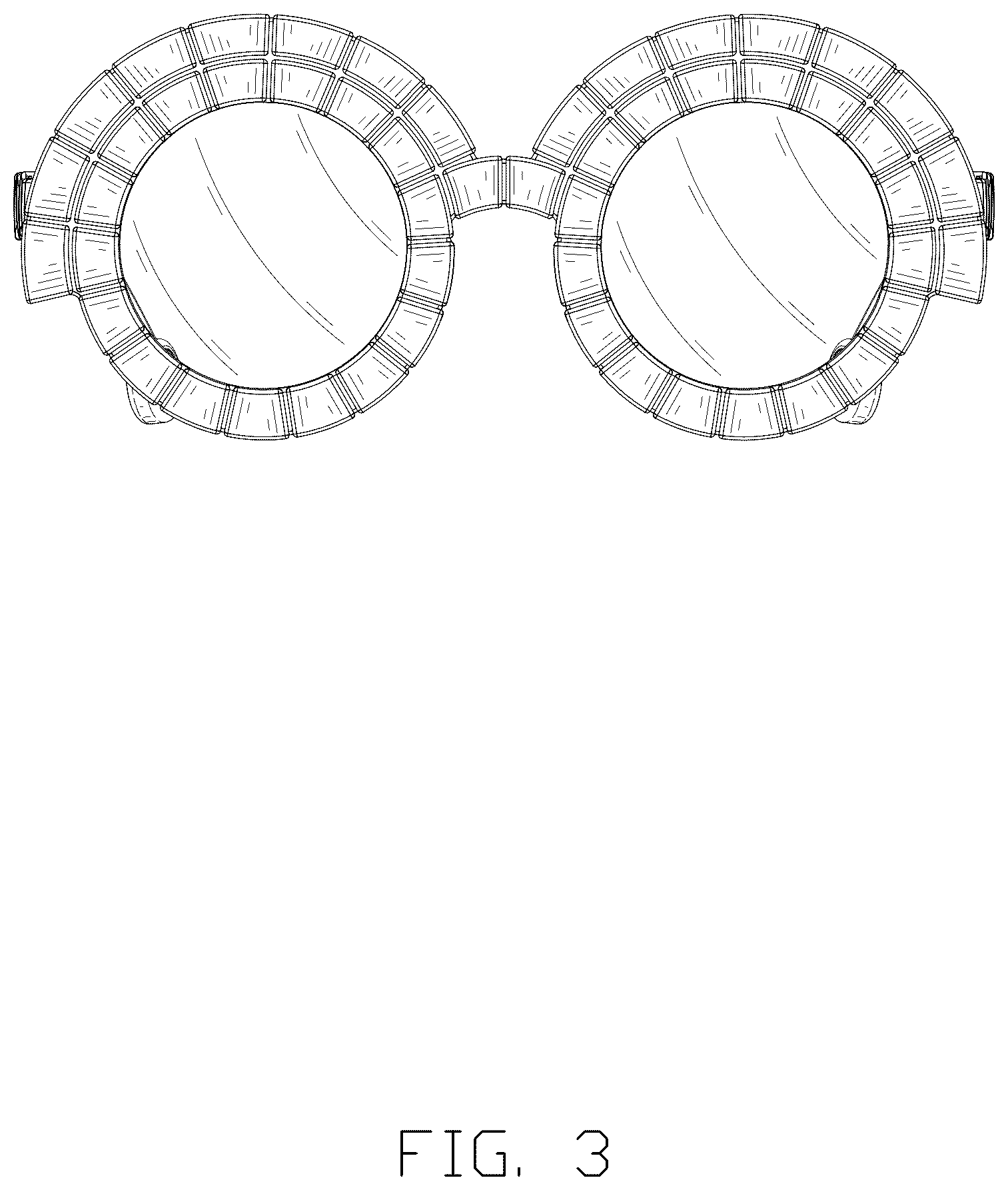 Patent USD1125343 Figure 3 – Sunglasses