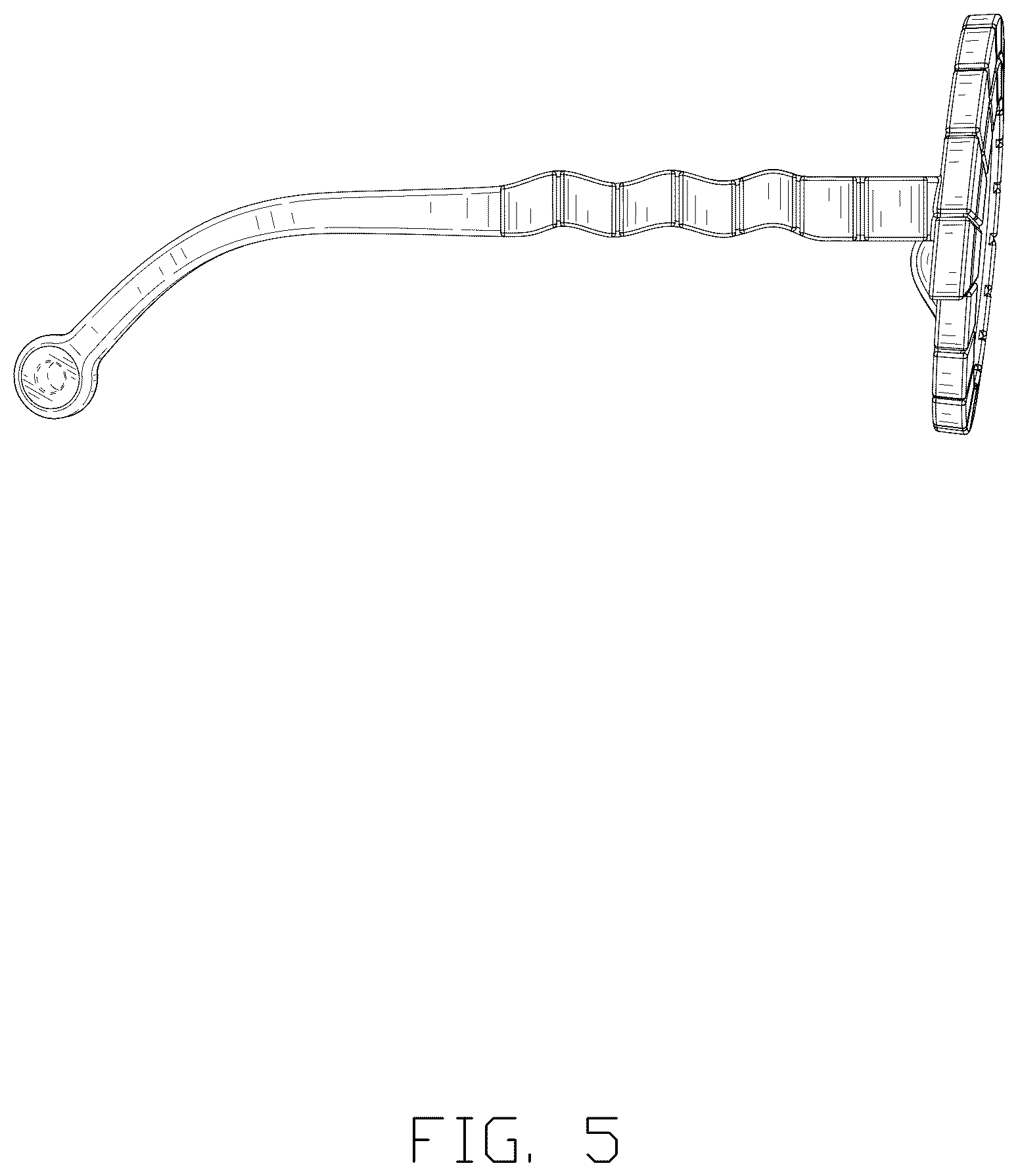 Patent USD1125343 Figure 5 – Sunglasses