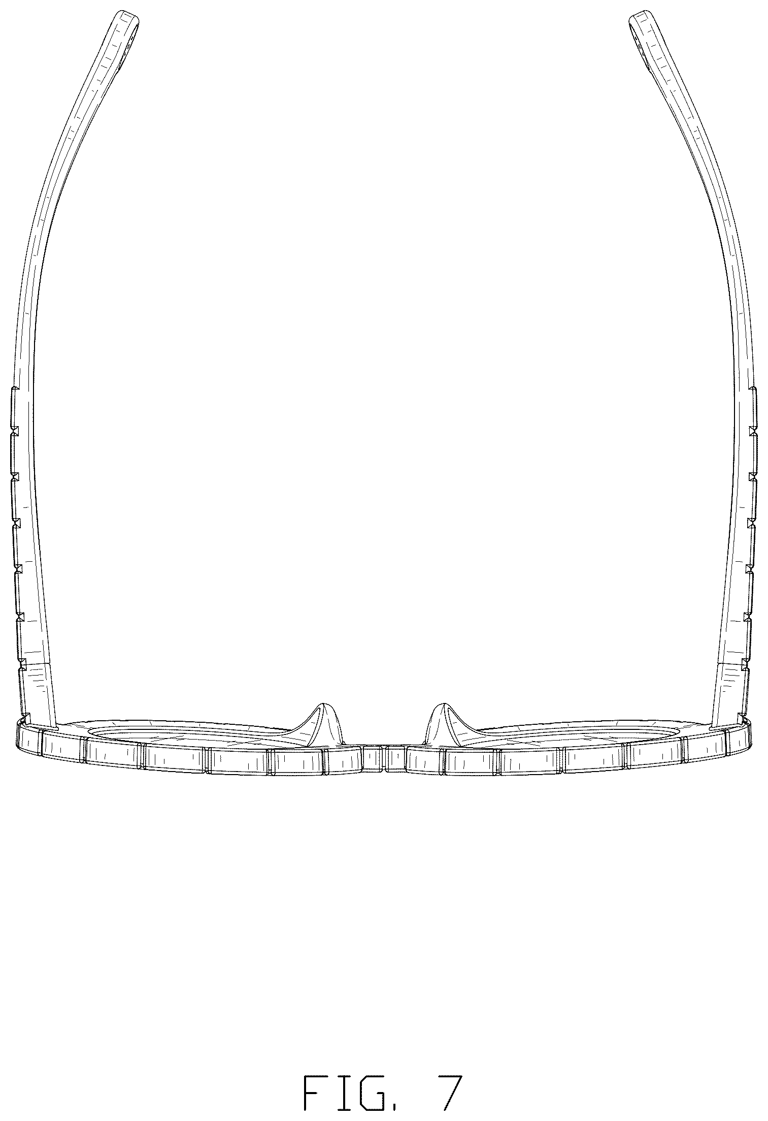 Patent USD1125343 Figure 7 – Sunglasses