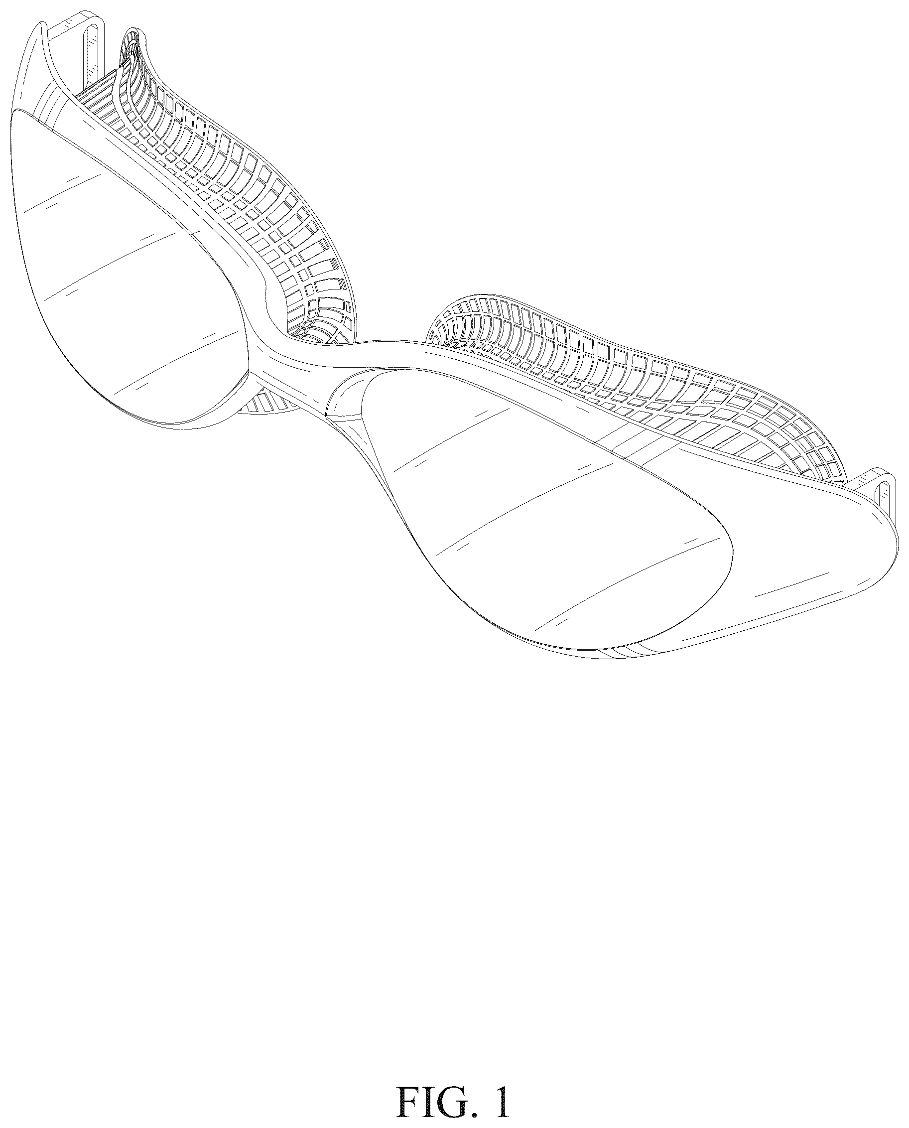 Patent USD1125344 Figure 1 – Swimming goggles