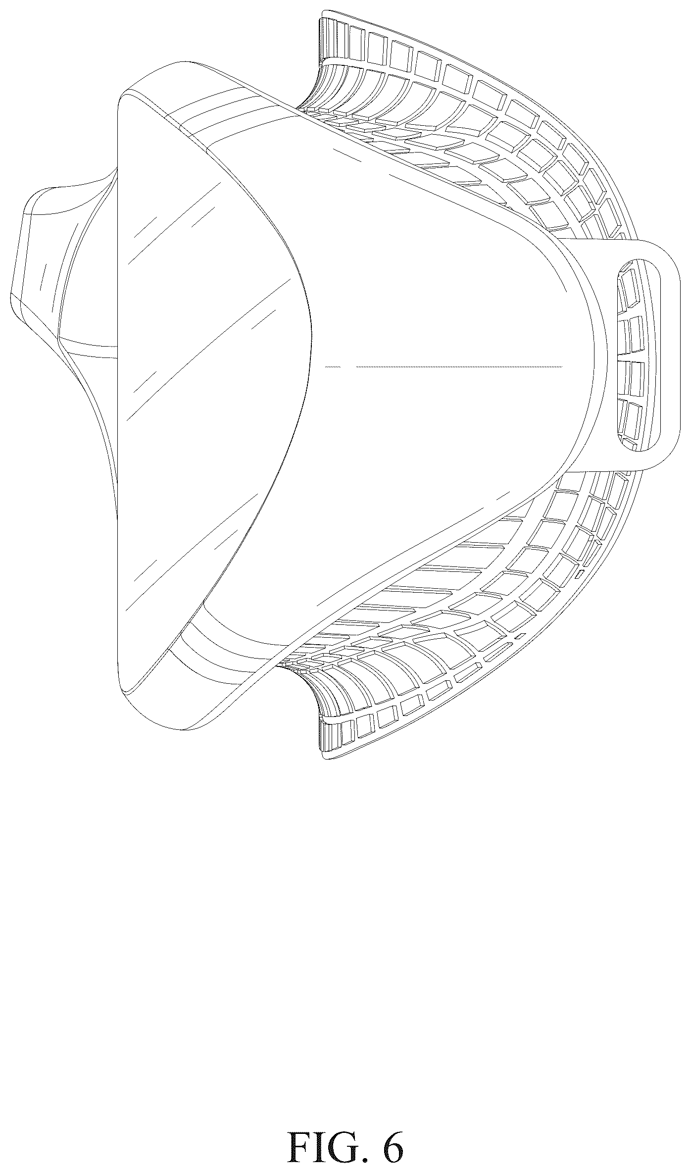Patent USD1125344 Figure 6 – Swimming goggles