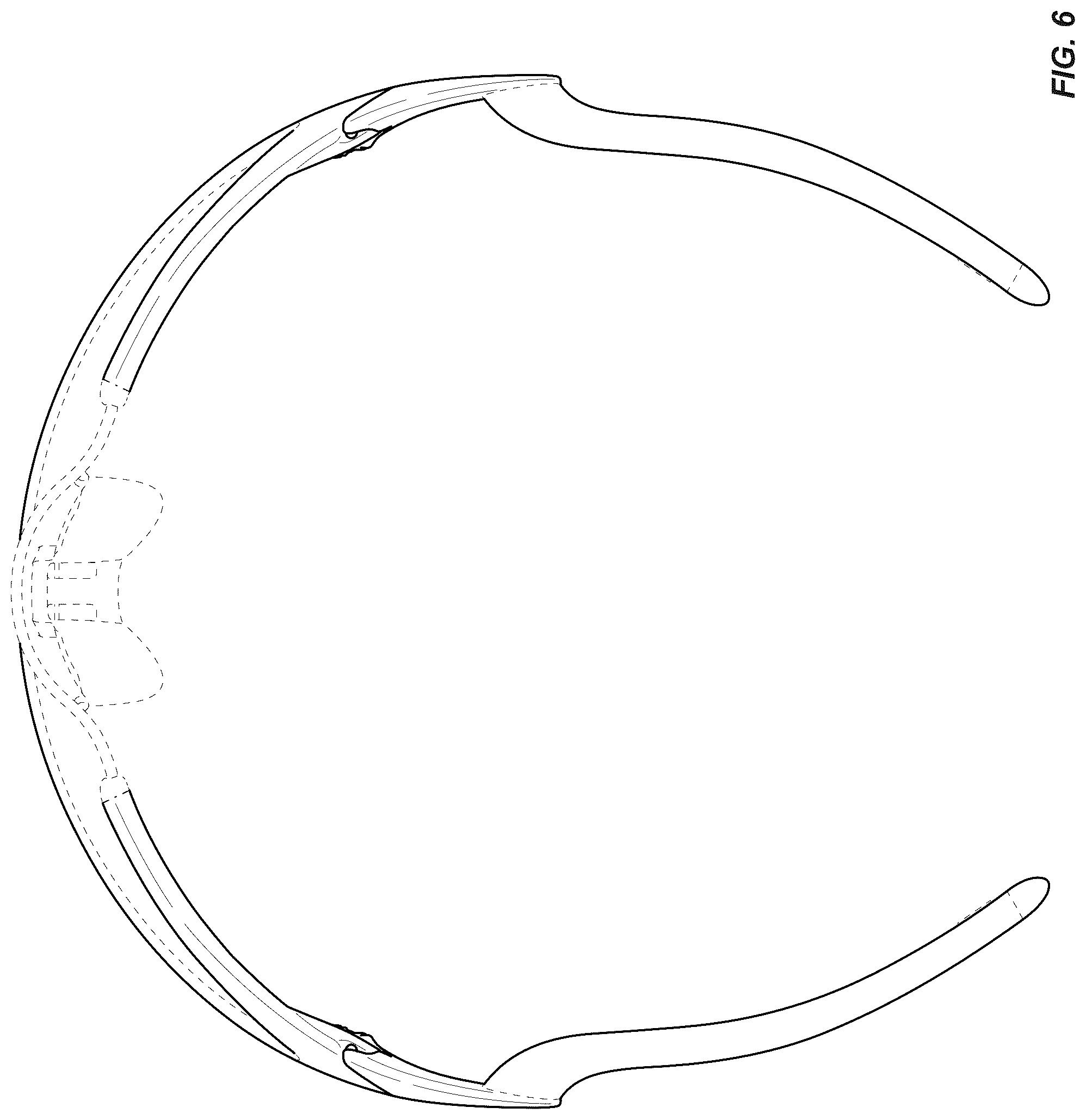 Patent USD1125348 Figure 5 – Eyeglasses