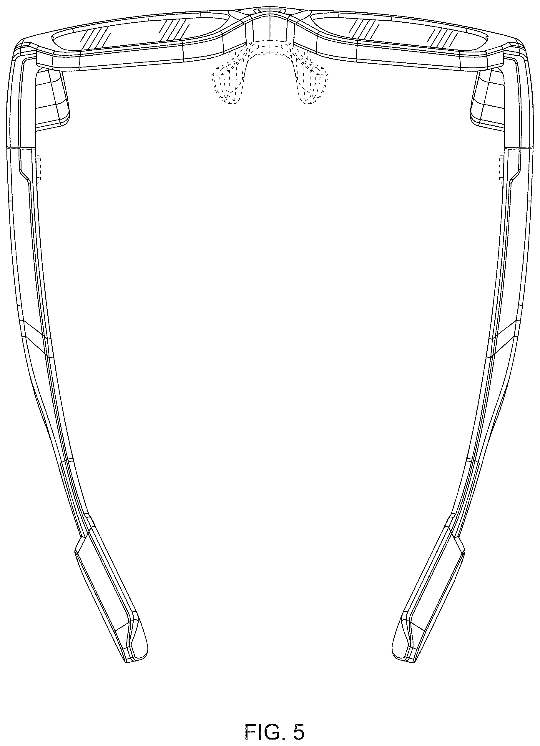 Patent USD1125349 Figure 5 – Smart glasses