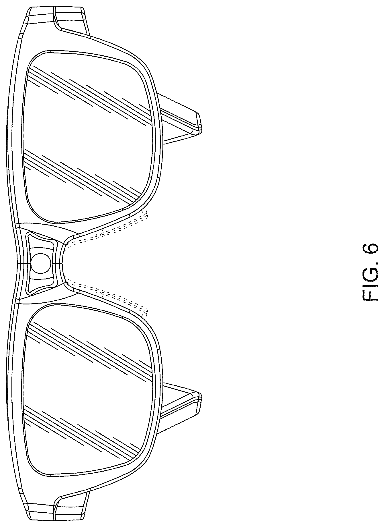 Patent USD1125349 Figure 6 – Smart glasses