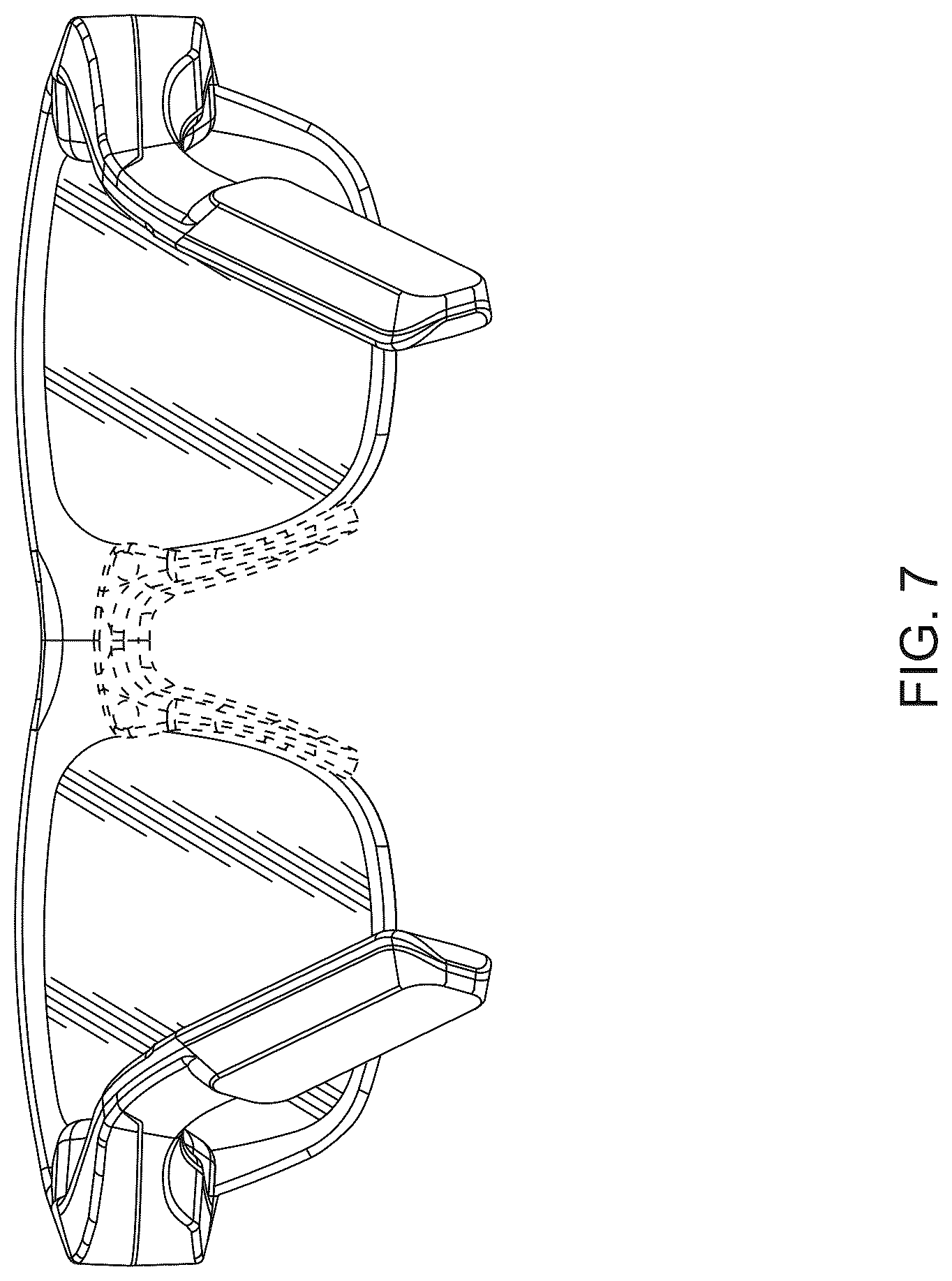 Patent USD1125349 Figure 7 – Smart glasses