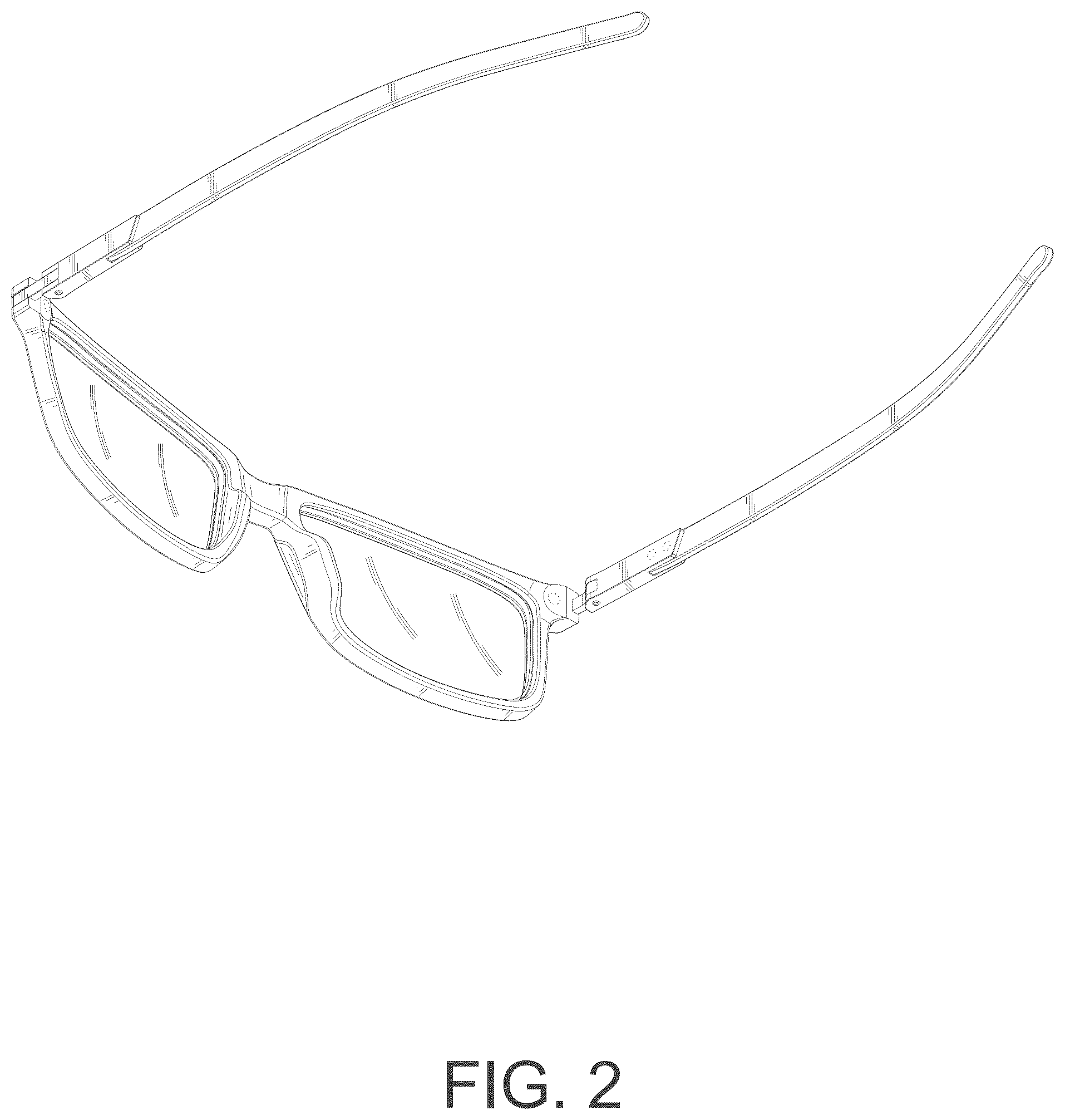 Patent USD1125350 Figure 2 – Eyewear