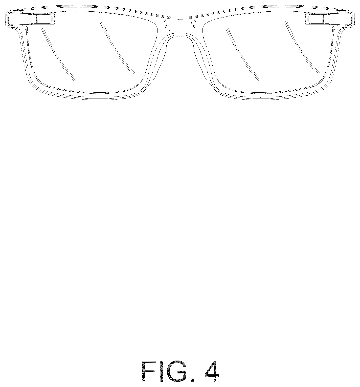 Patent USD1125350 Figure 4 – Eyewear