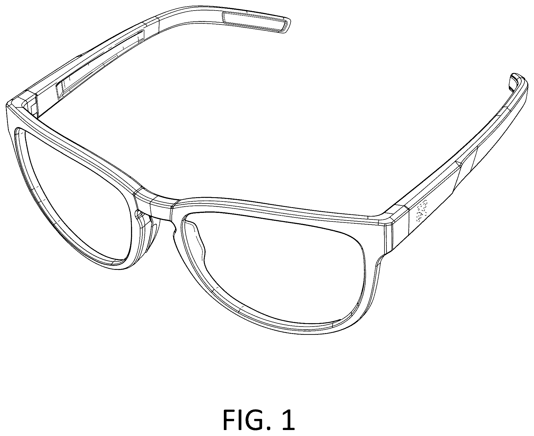 Patent USD1125351 Figure 1 – Eyewear