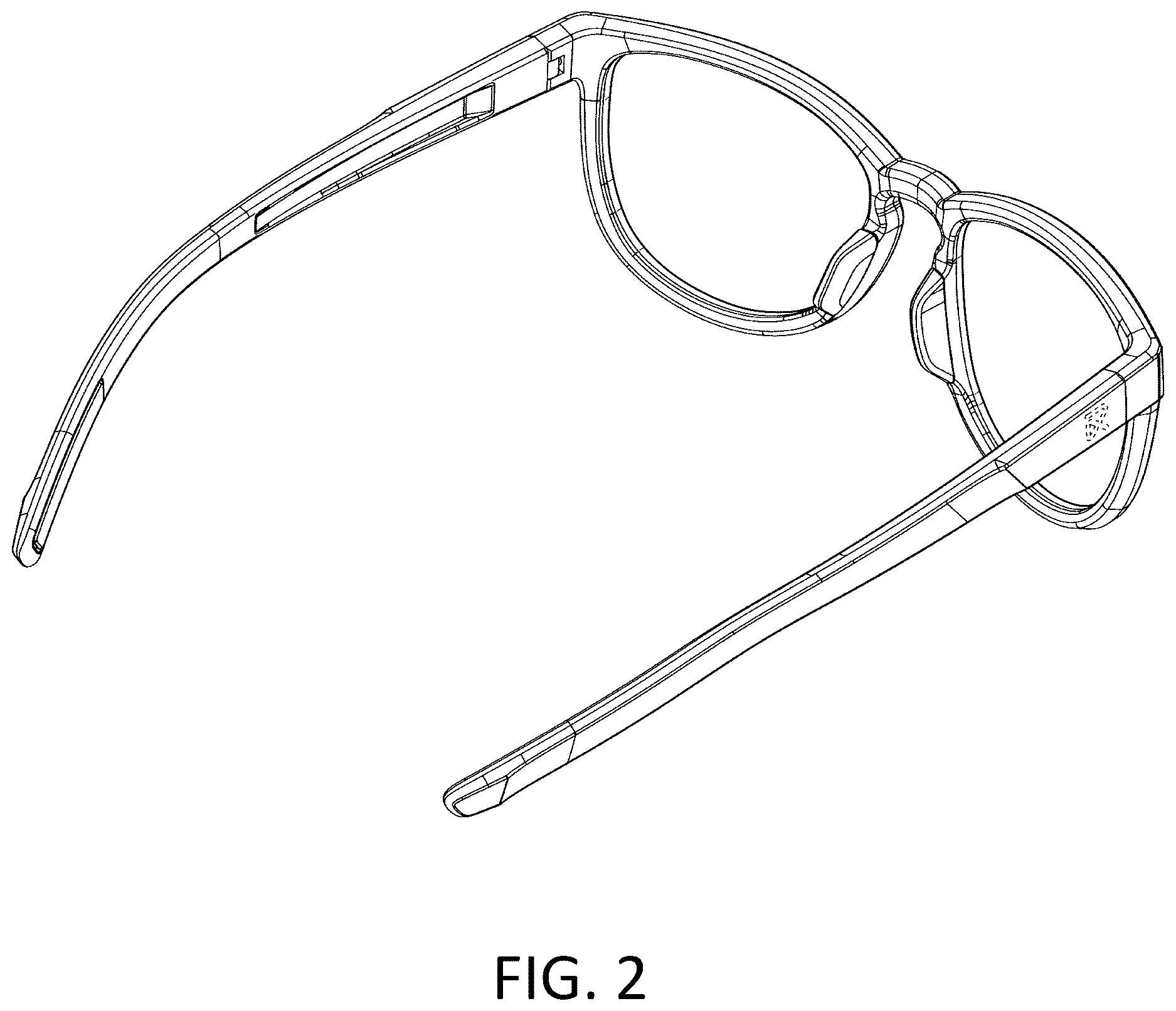 Patent USD1125351 Figure 2 – Eyewear