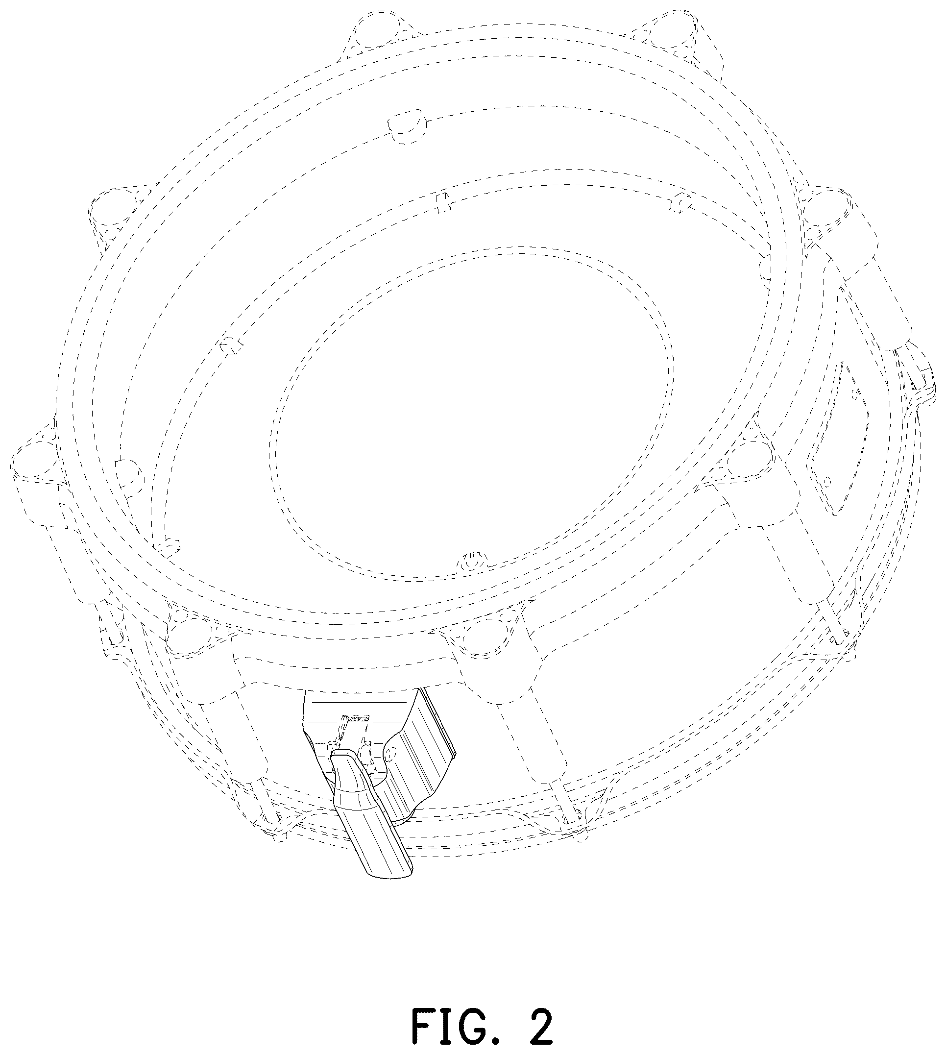 Patent USD1125352 Figure 2 – Electronic percussion instrument