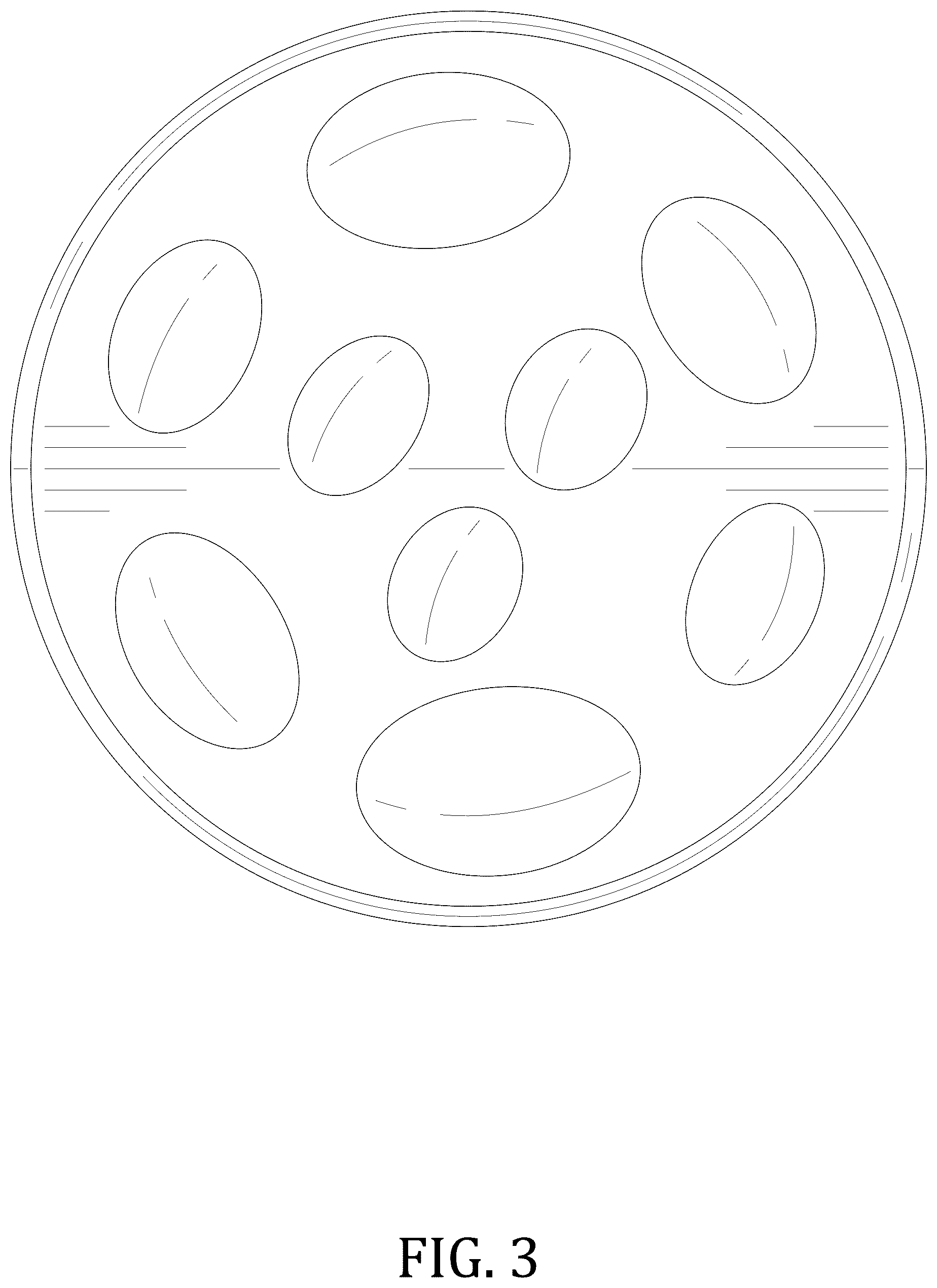 Patent USD1125353 Figure 3 – Nine-note steel drum