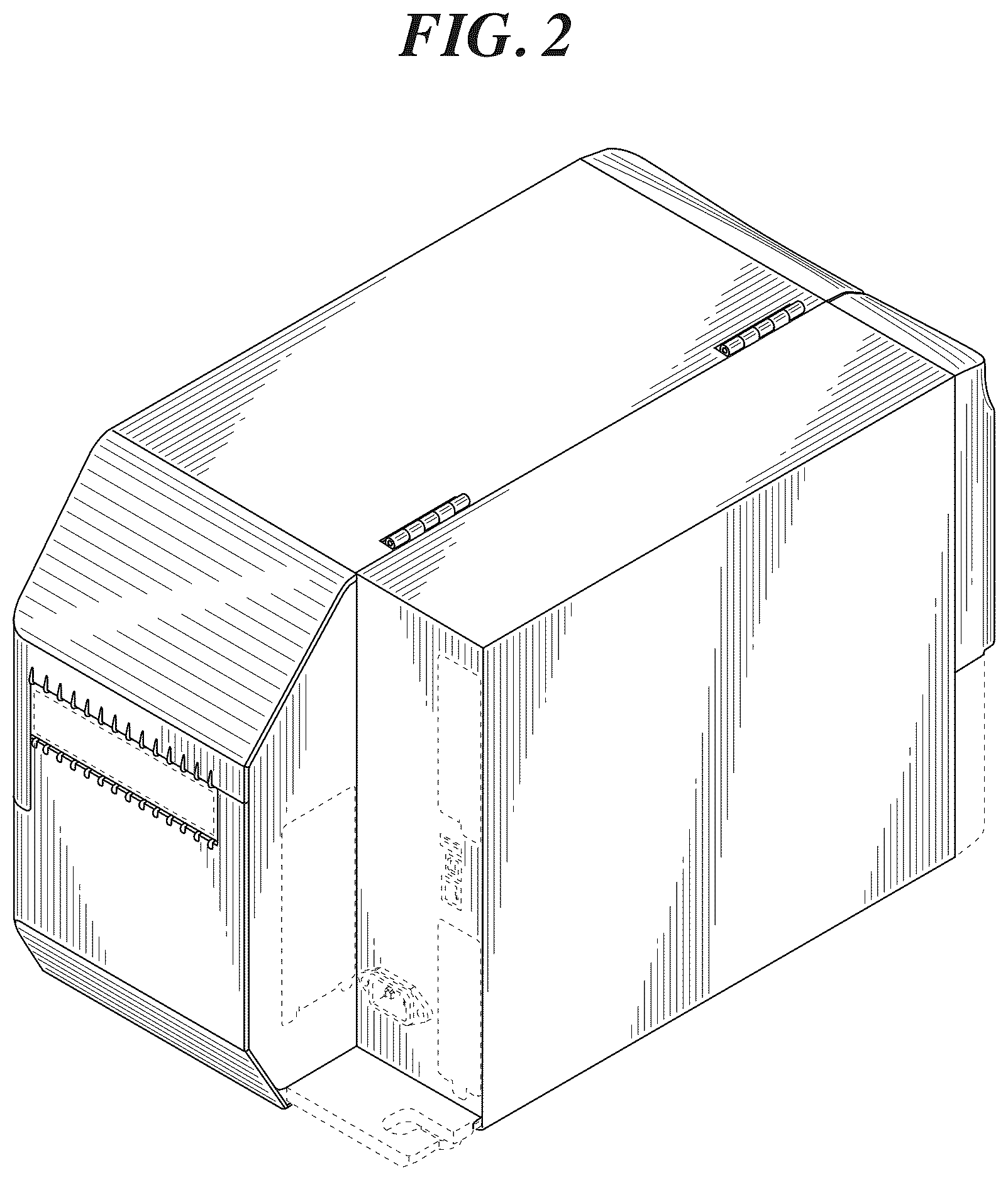 Patent USD1125357 Figure 2 – Label printer