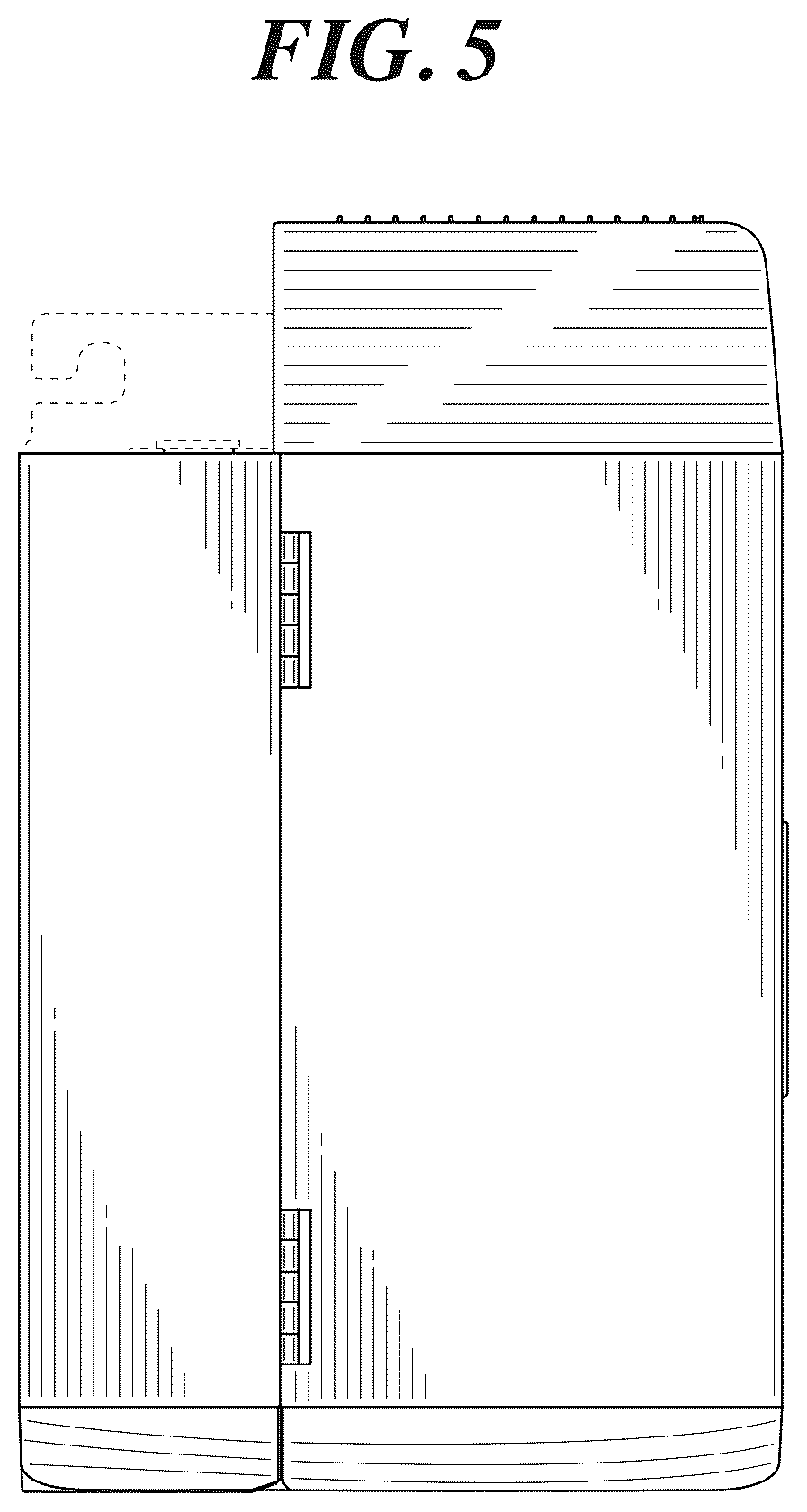 Patent USD1125357 Figure 5 – Label printer