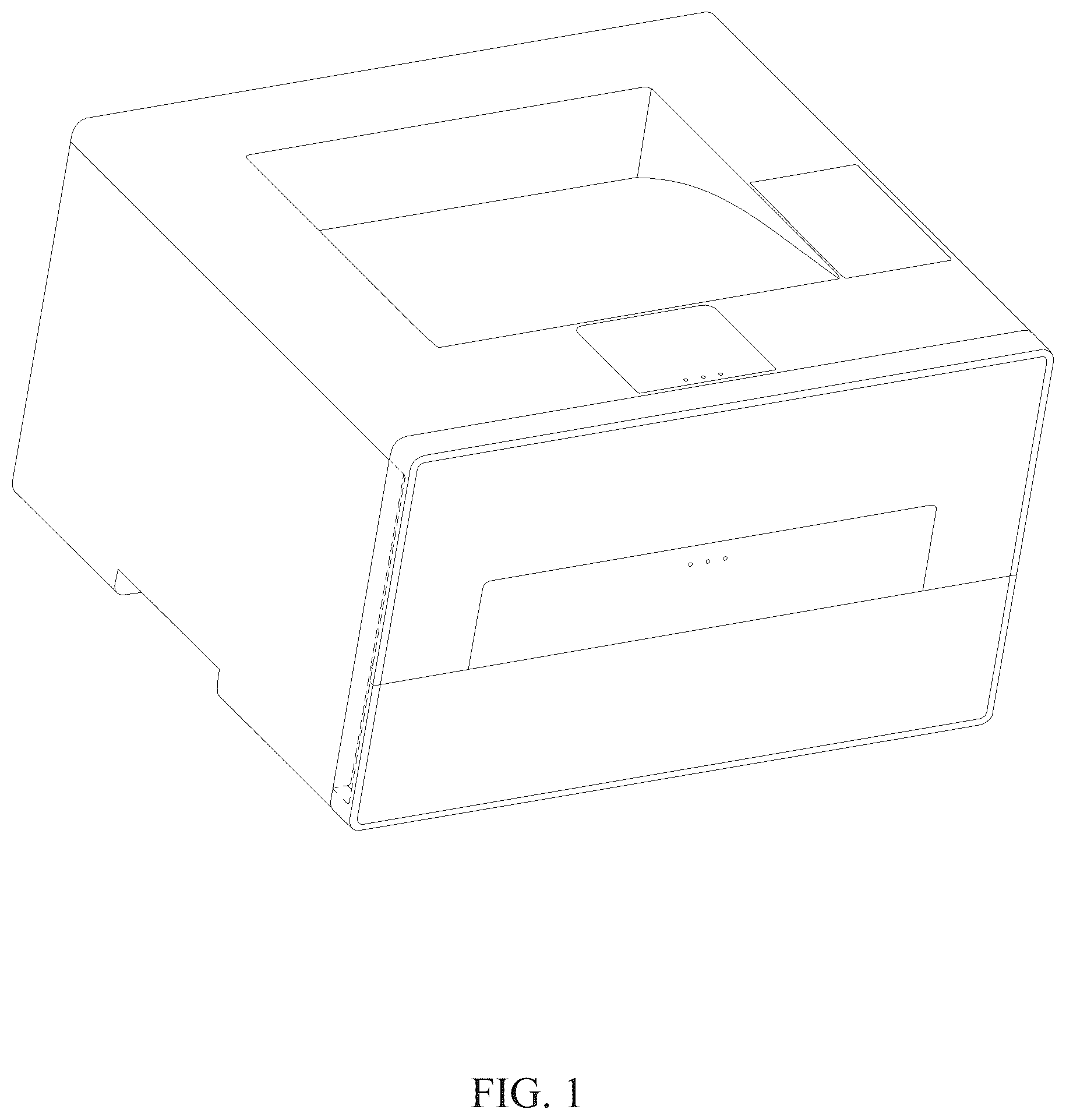 Patent USD1125360 Figure 1 – Multifunction printer
