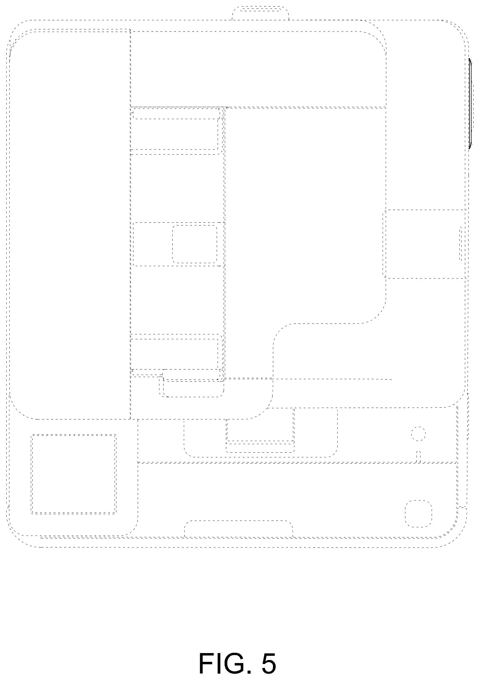 Patent USD1125361 Figure 5 – Printer