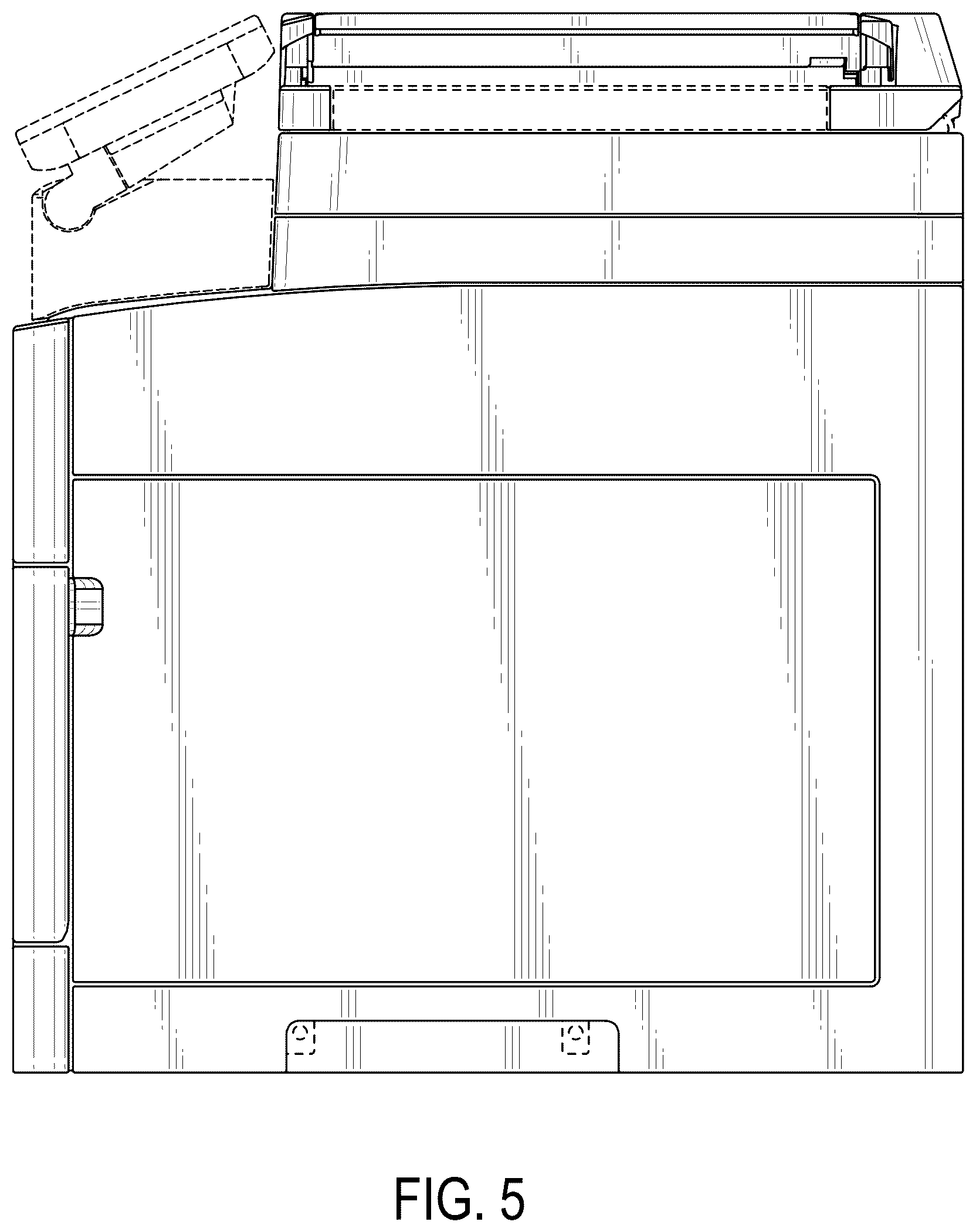 Patent USD1125362 Figure 5 – Printer