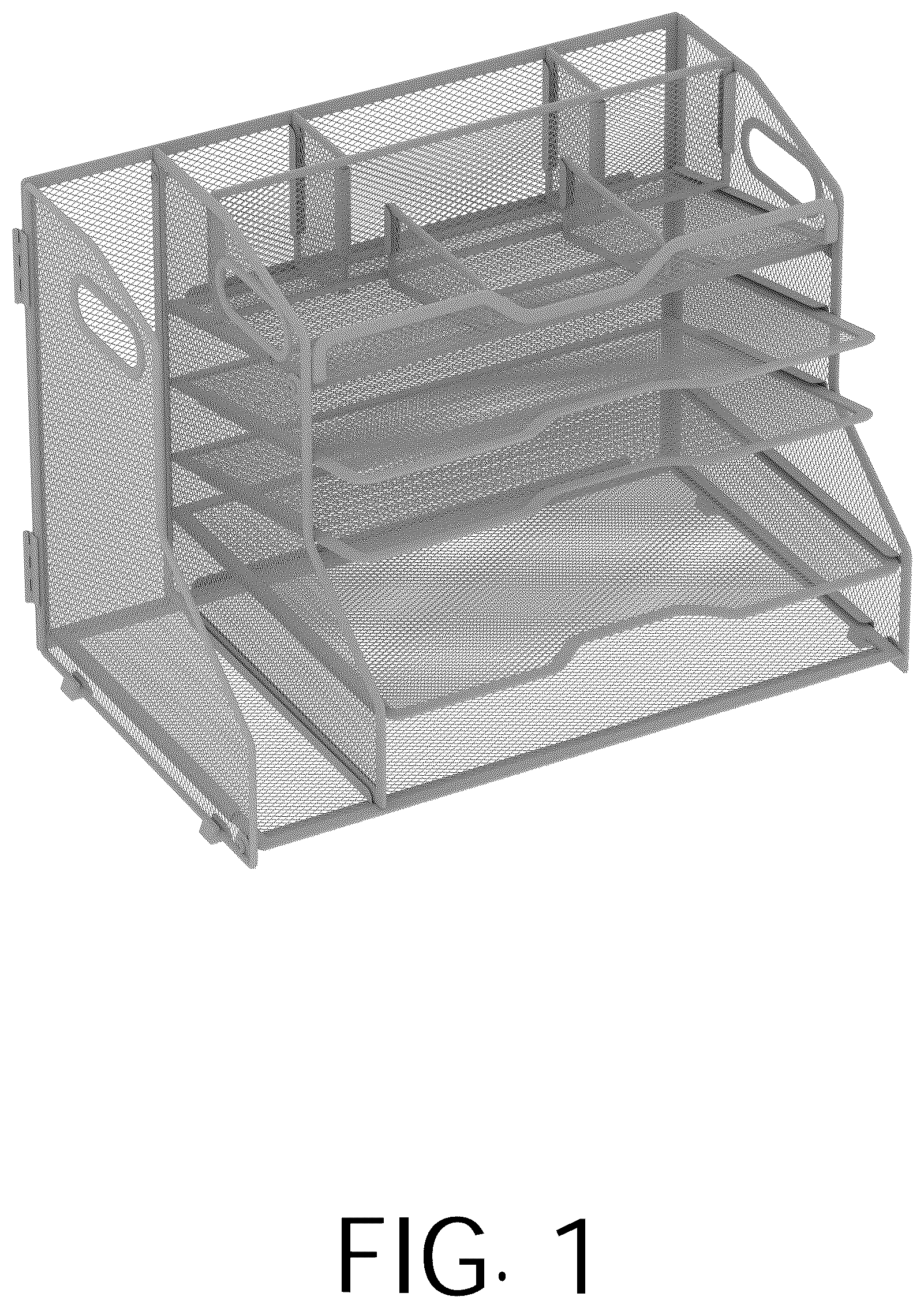 Patent USD1125370 — Desktop file storage rack — Figure 1