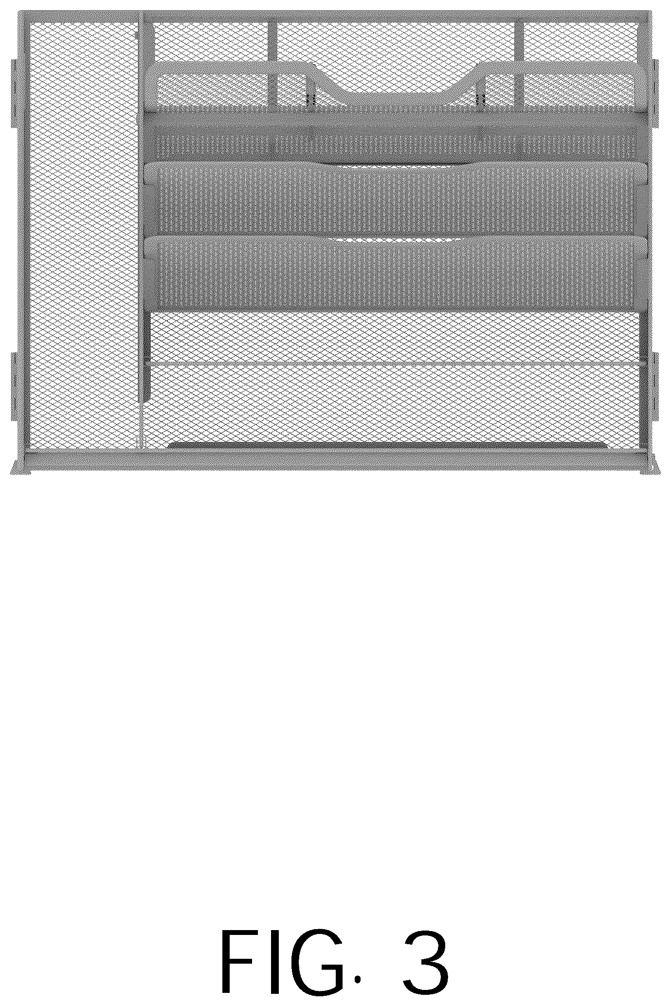 Patent USD1125370 Figure 3 – Desktop file storage rack