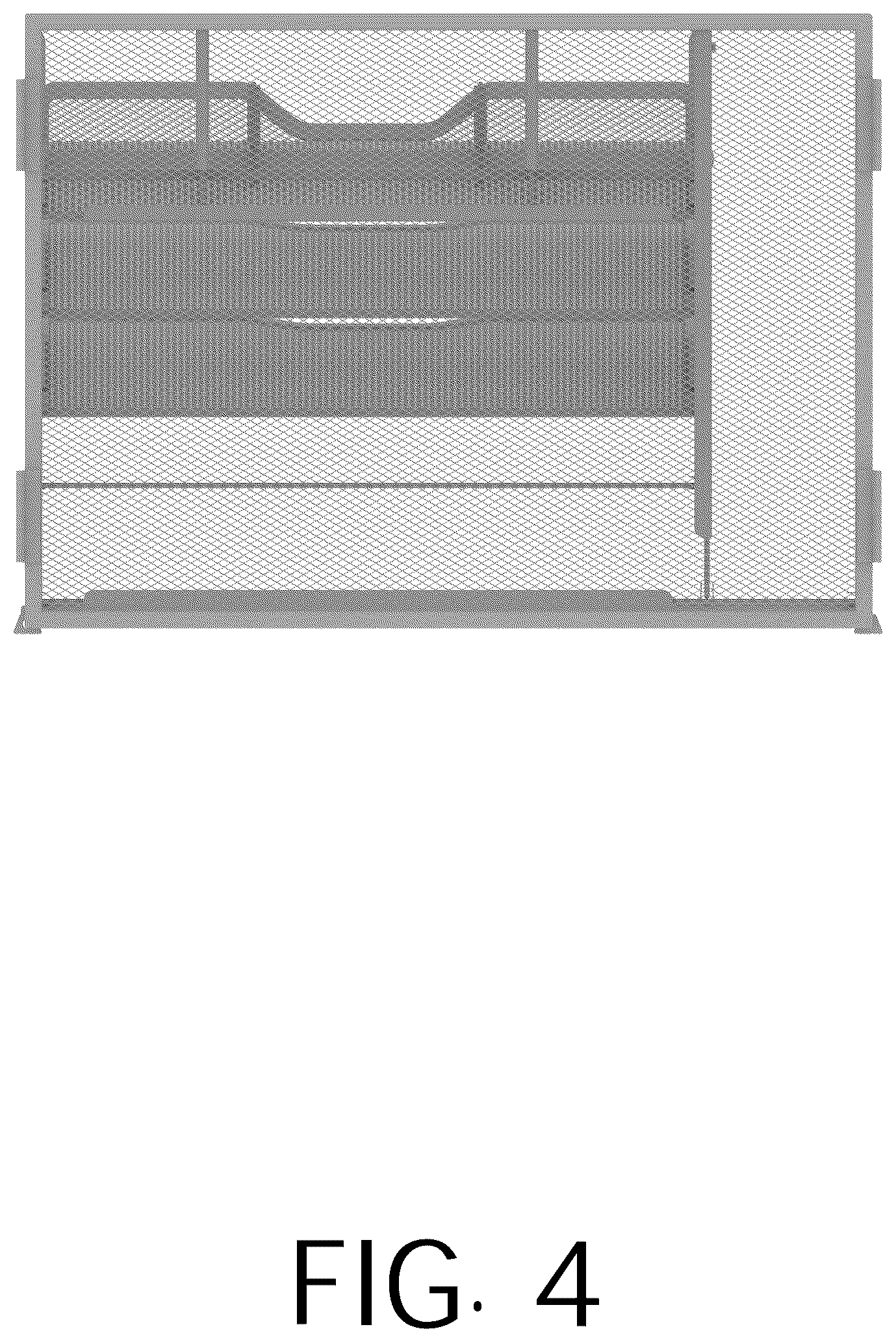 Patent USD1125370 Figure 4 – Desktop file storage rack