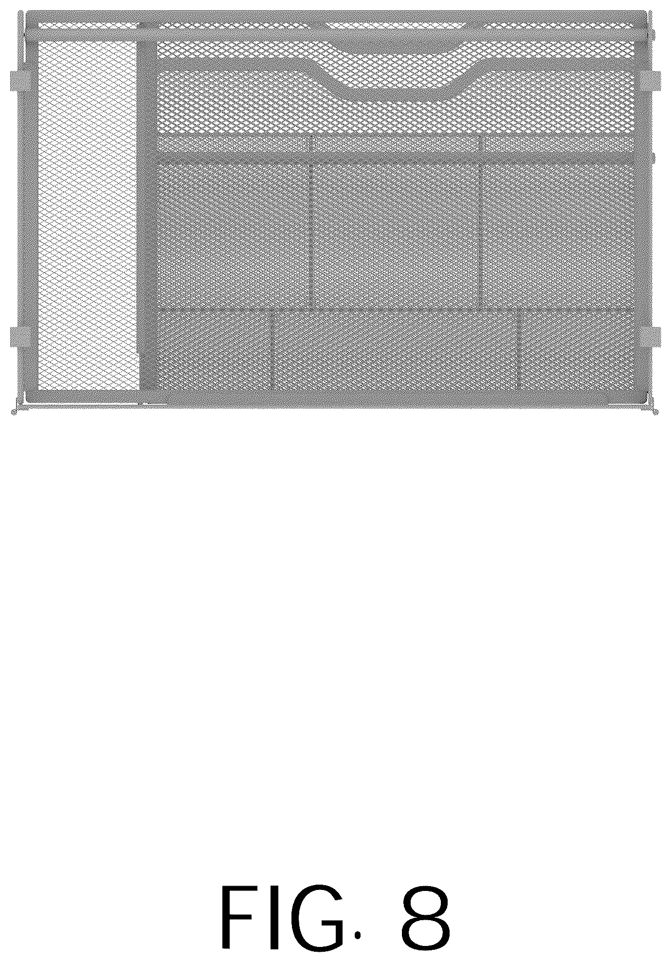 Patent USD1125370 Figure 8 – Desktop file storage rack