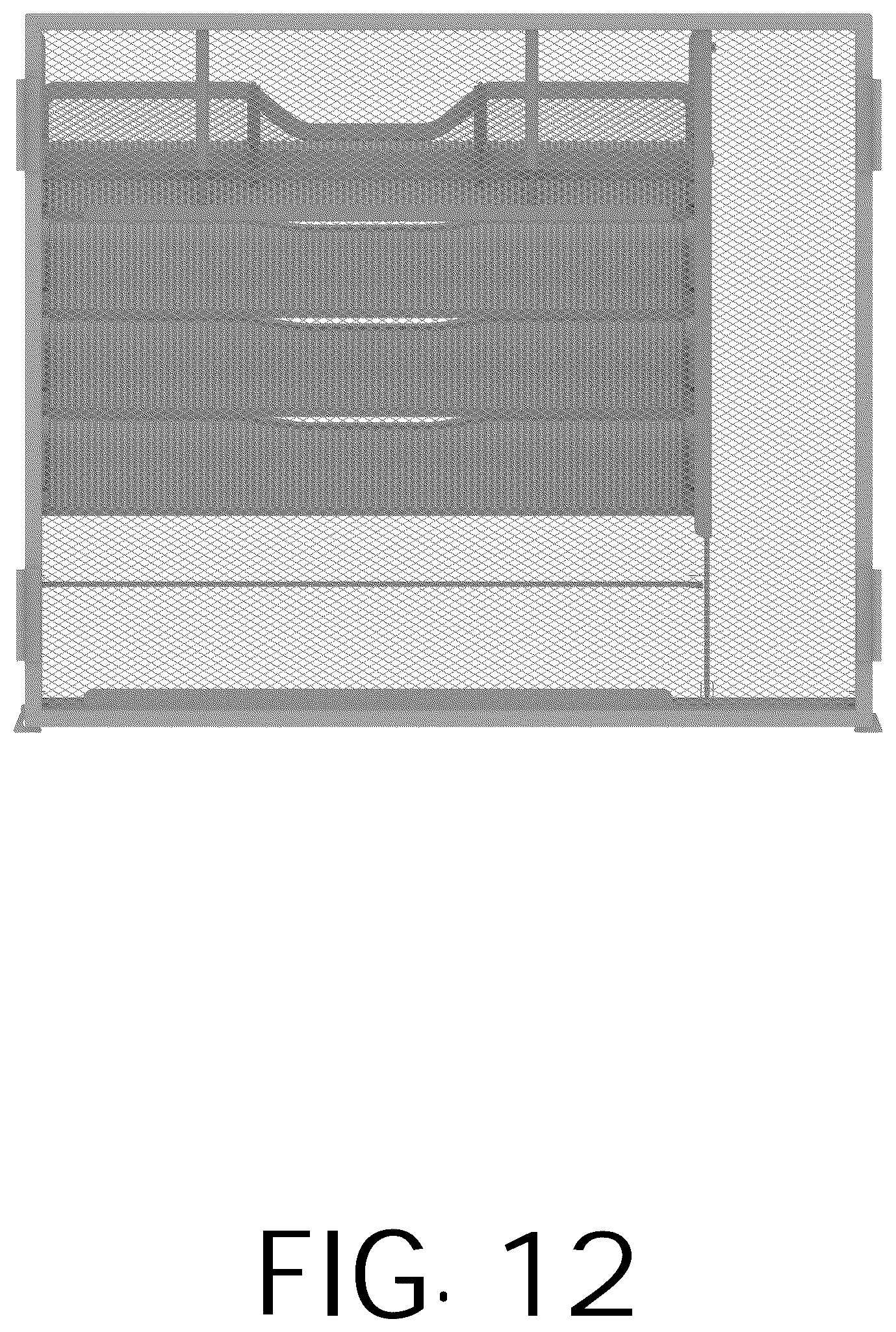 Patent USD1125370 Figure 12 – Desktop file storage rack
