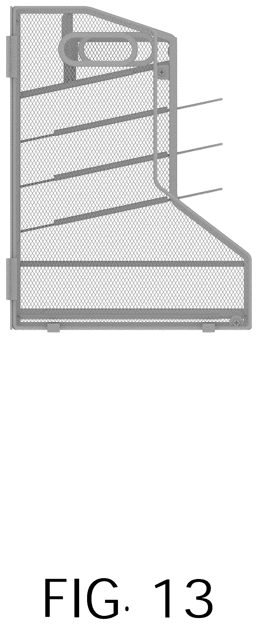 Patent USD1125370 Figure 13 – Desktop file storage rack