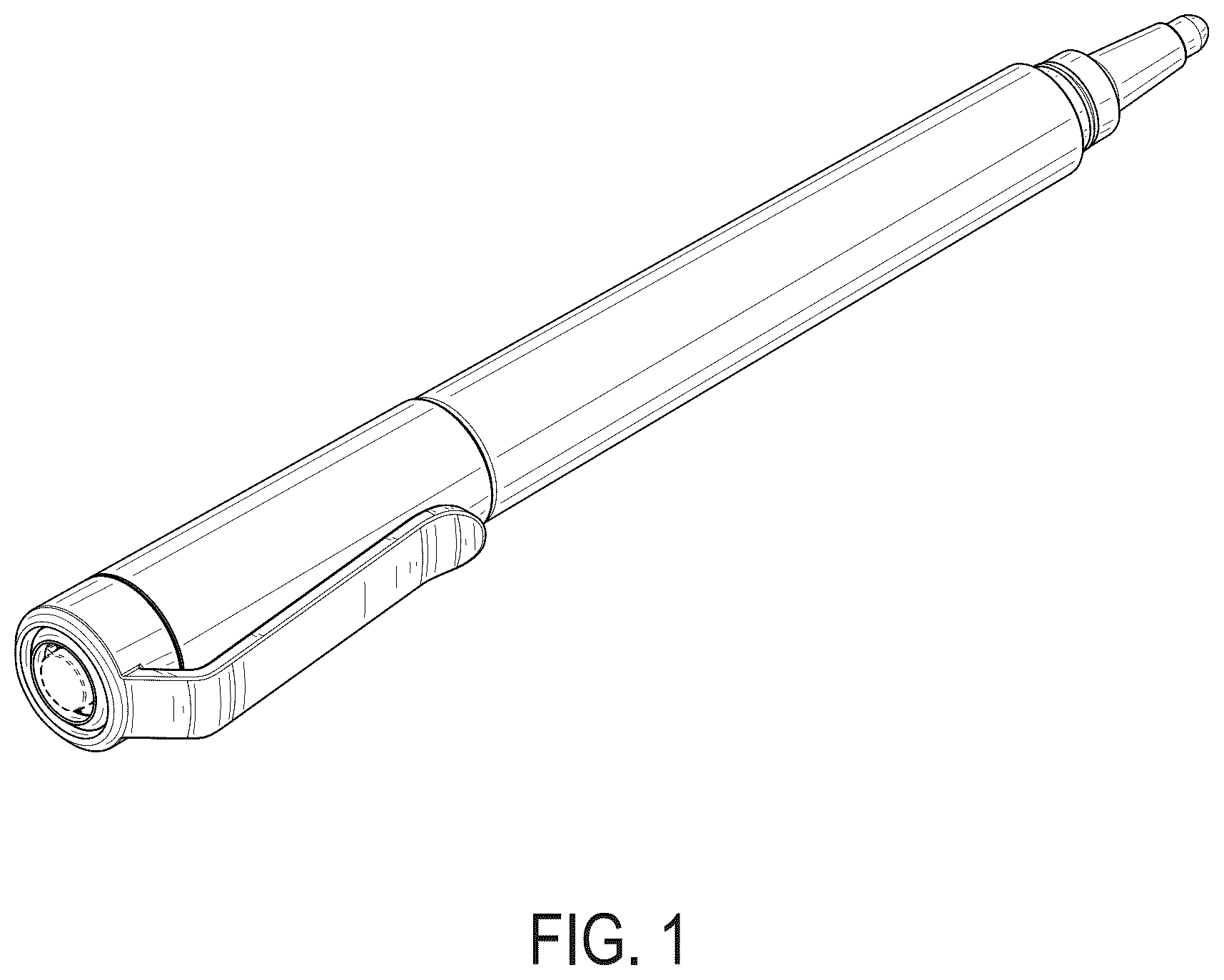 Patent USD1125371 Figure 1 – Writing instrument