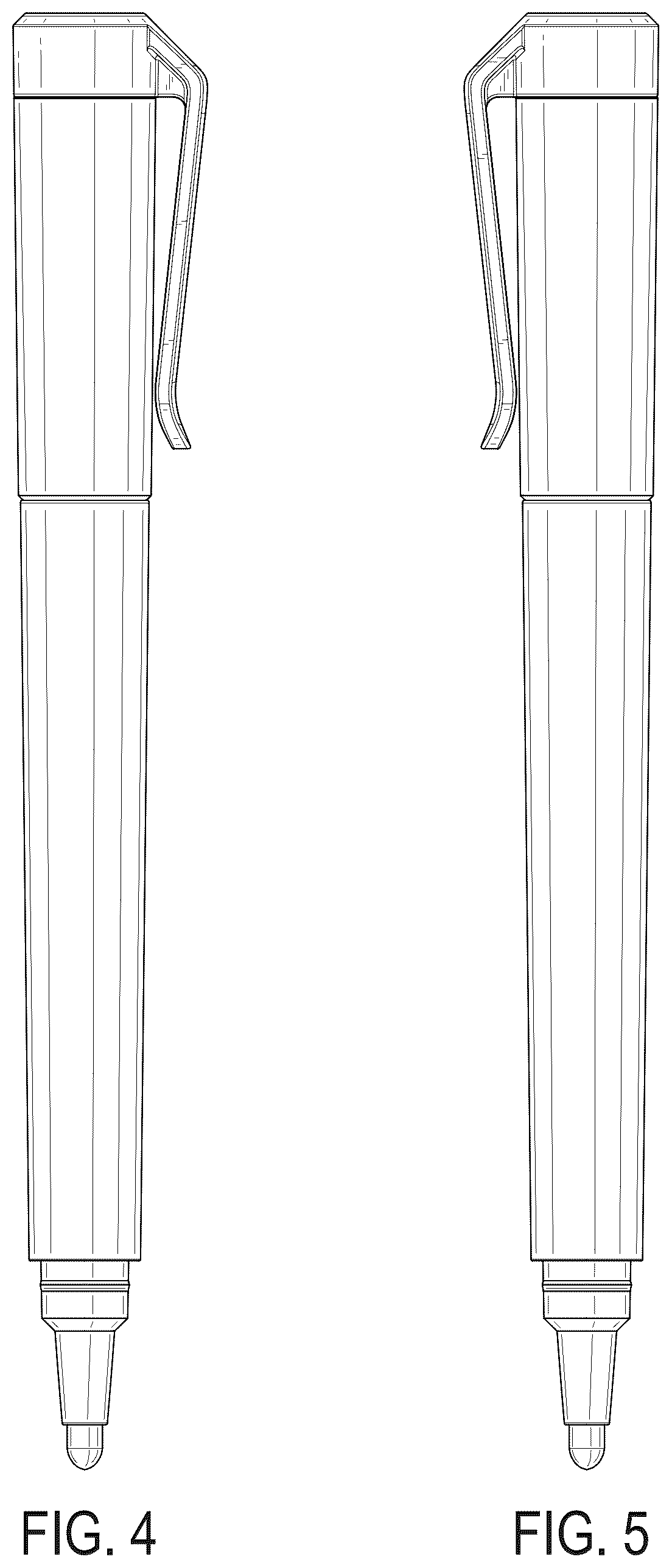 Patent USD1125371 Figure 3 – Writing instrument