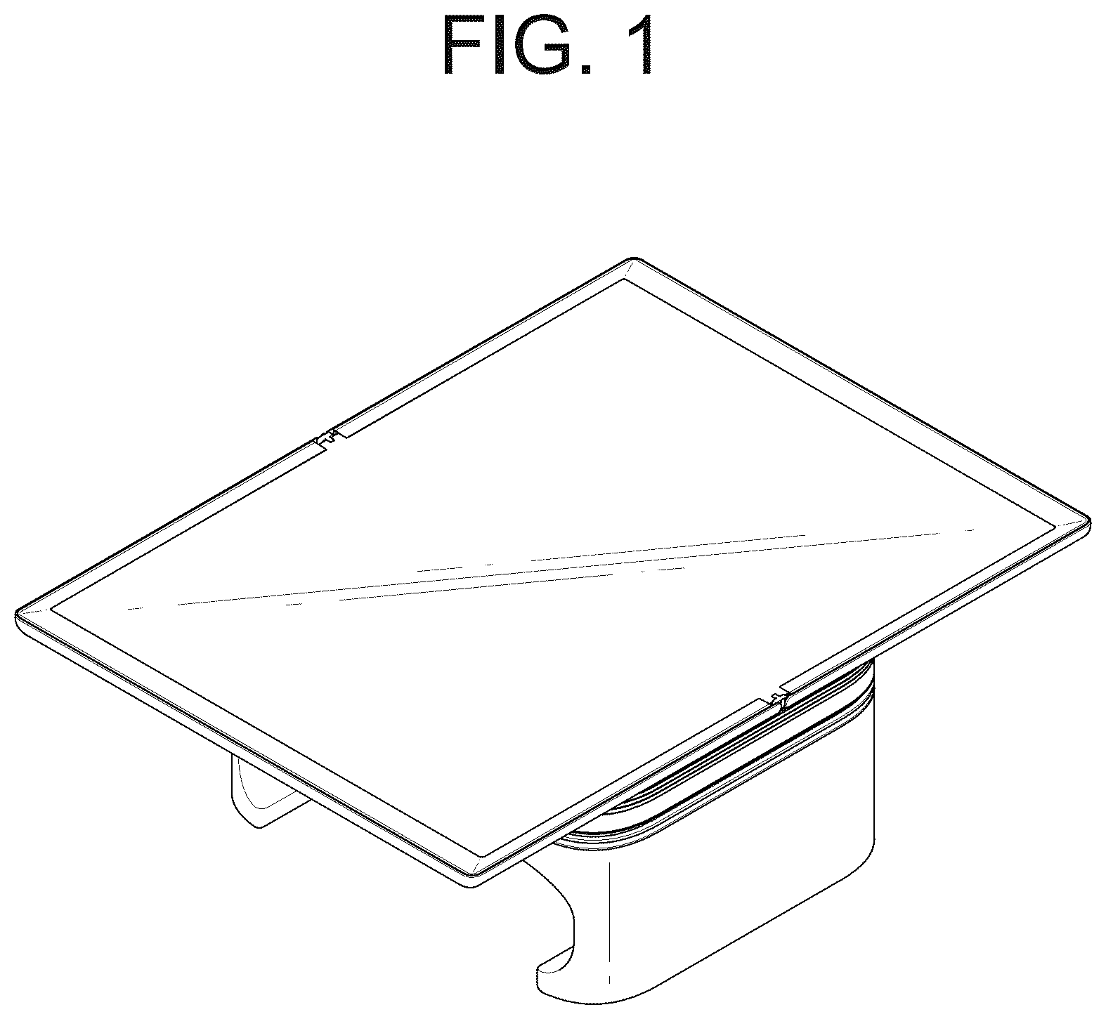 Patent USD1125372 Figure 1 – Display for cars