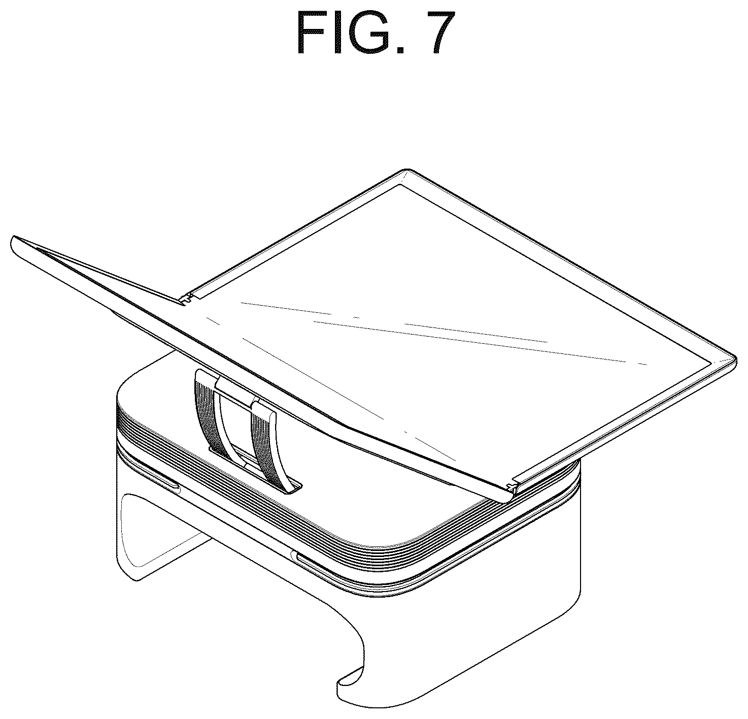 Patent USD1125372 Figure 7 – Display for cars