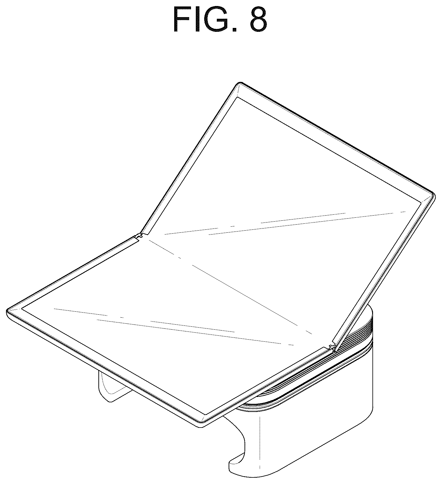 Patent USD1125372 Figure 8 – Display for cars
