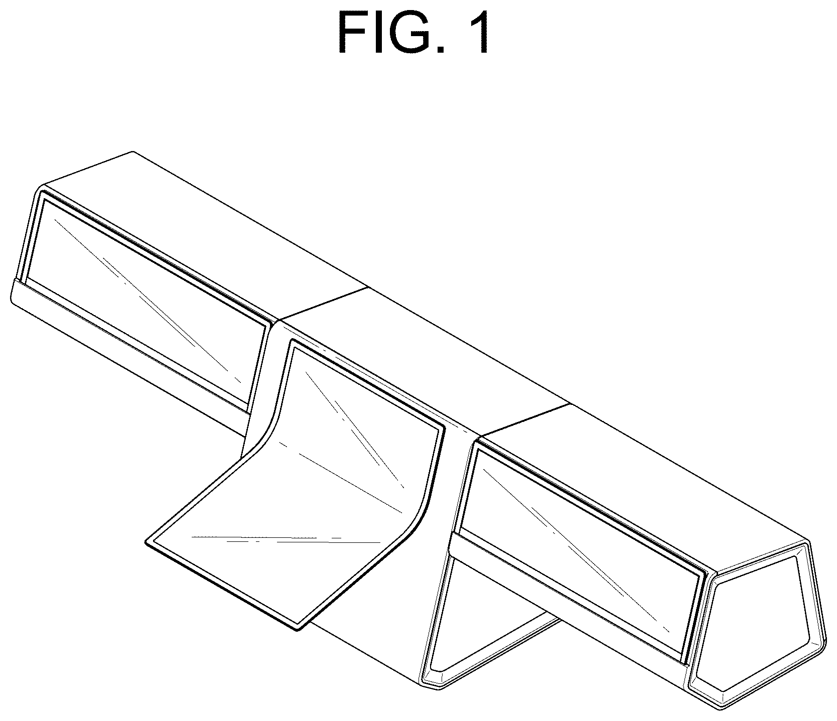 Patent USD1125373 — Display for cars — Figure 1