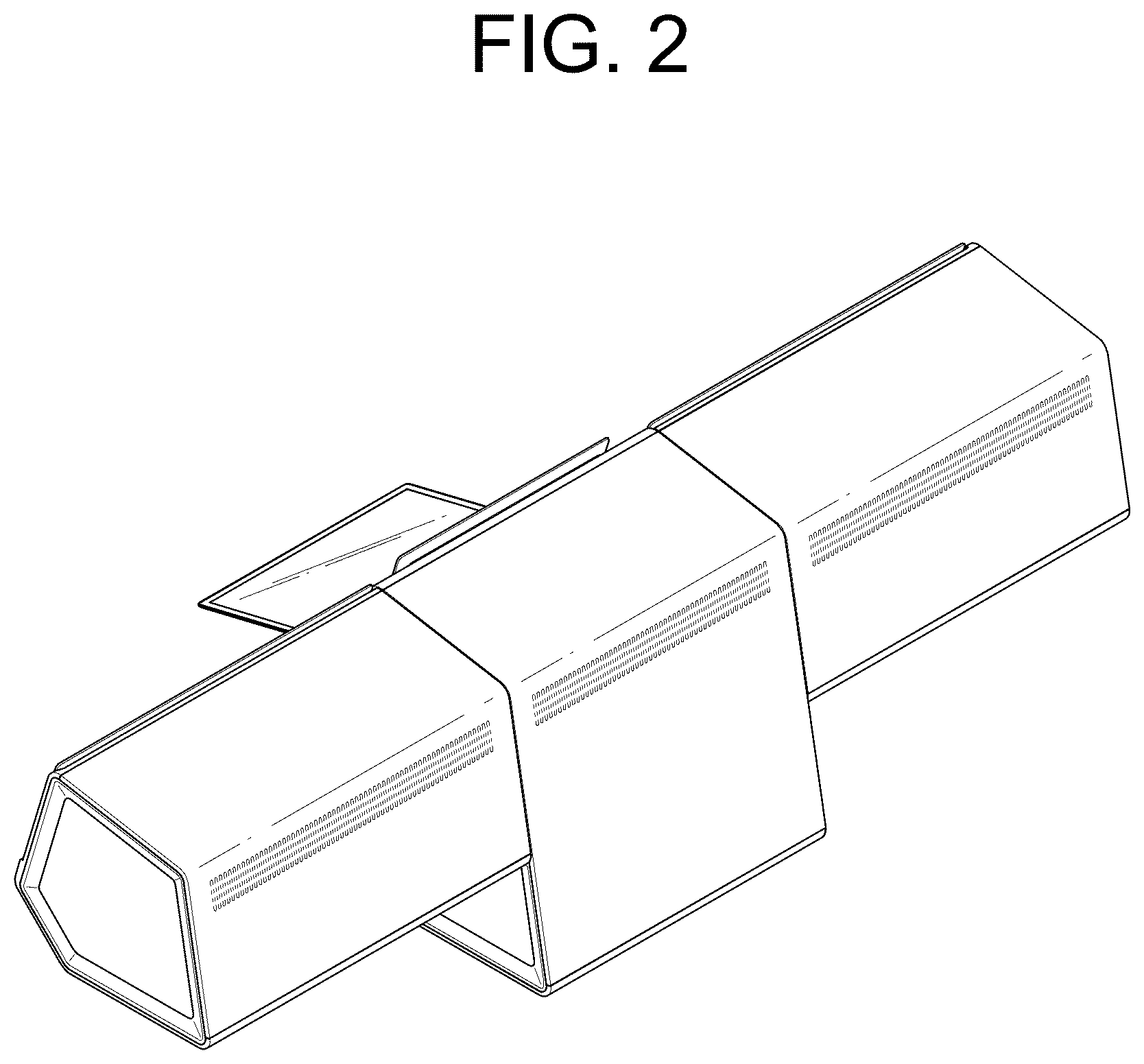 Patent USD1125373 Figure 2 – Display for cars