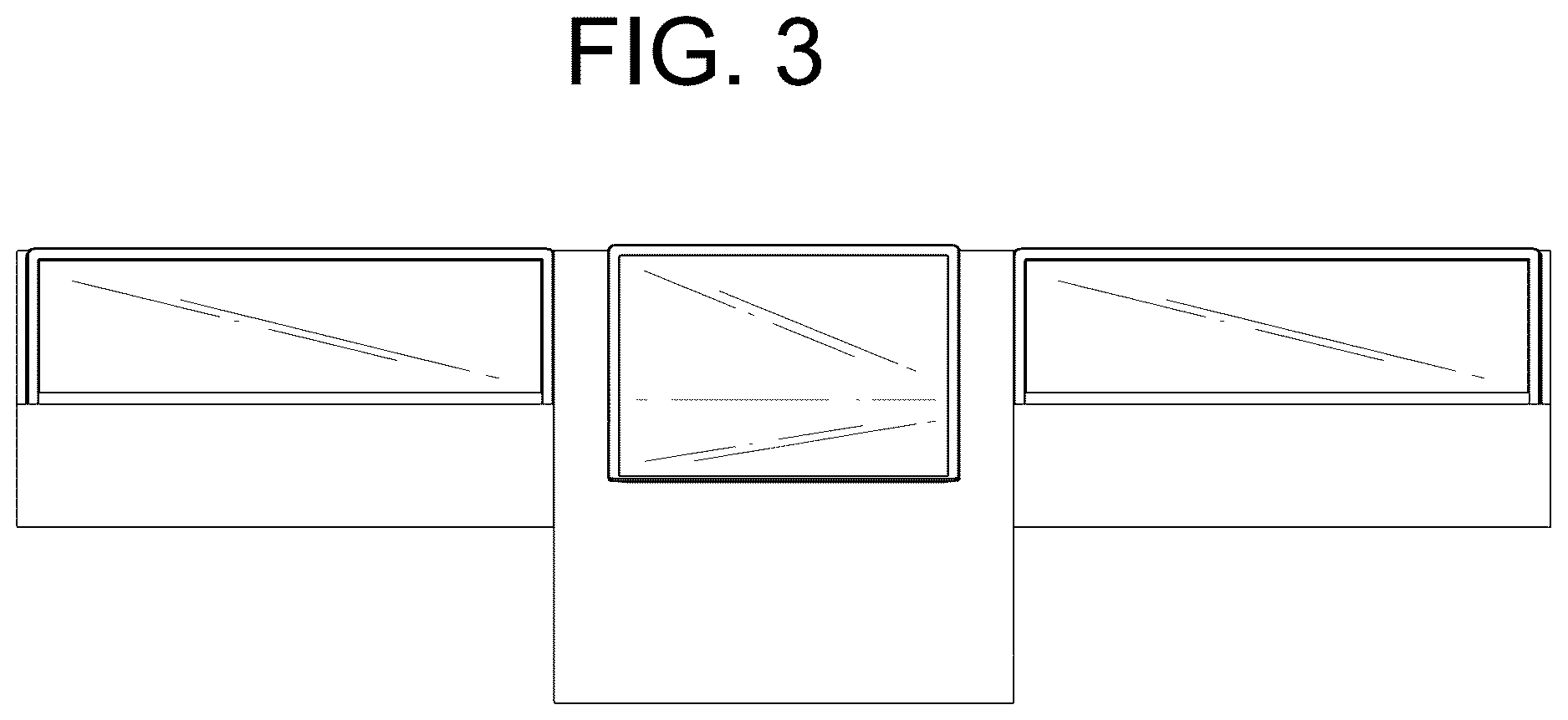 Patent USD1125373 Figure 3 – Display for cars