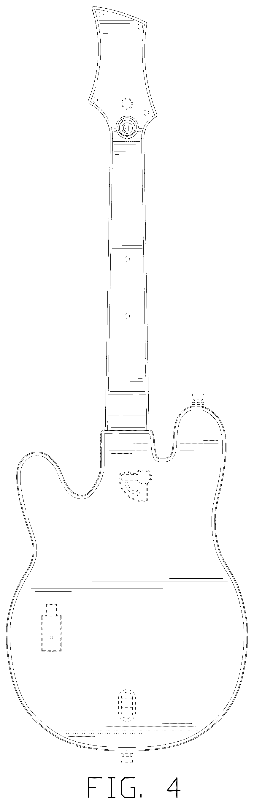 Patent USD1125376 Figure 4 – Wireless guitar controller