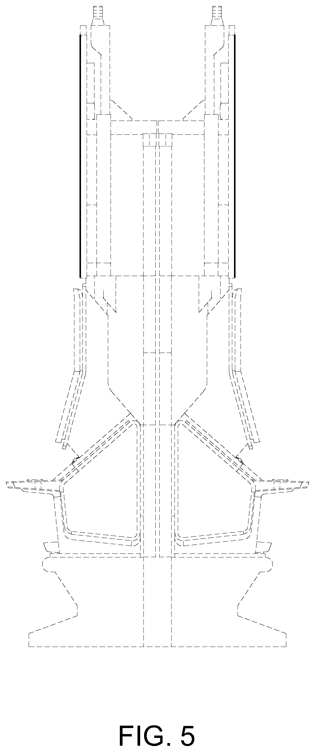 Patent USD1125378 Figure 5 – Bank of gaming machines including light bar