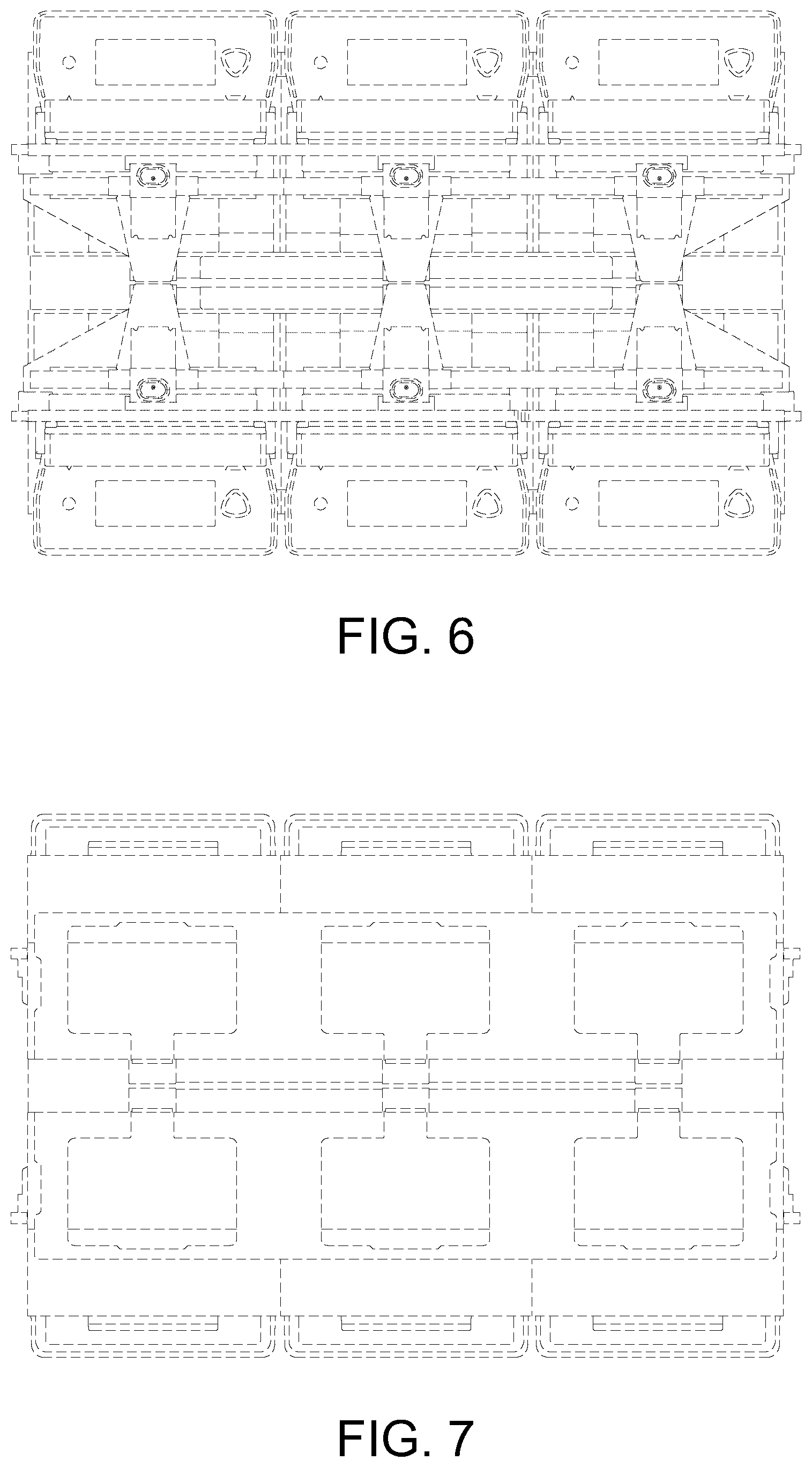 Patent USD1125378 Figure 6 – Bank of gaming machines including light bar