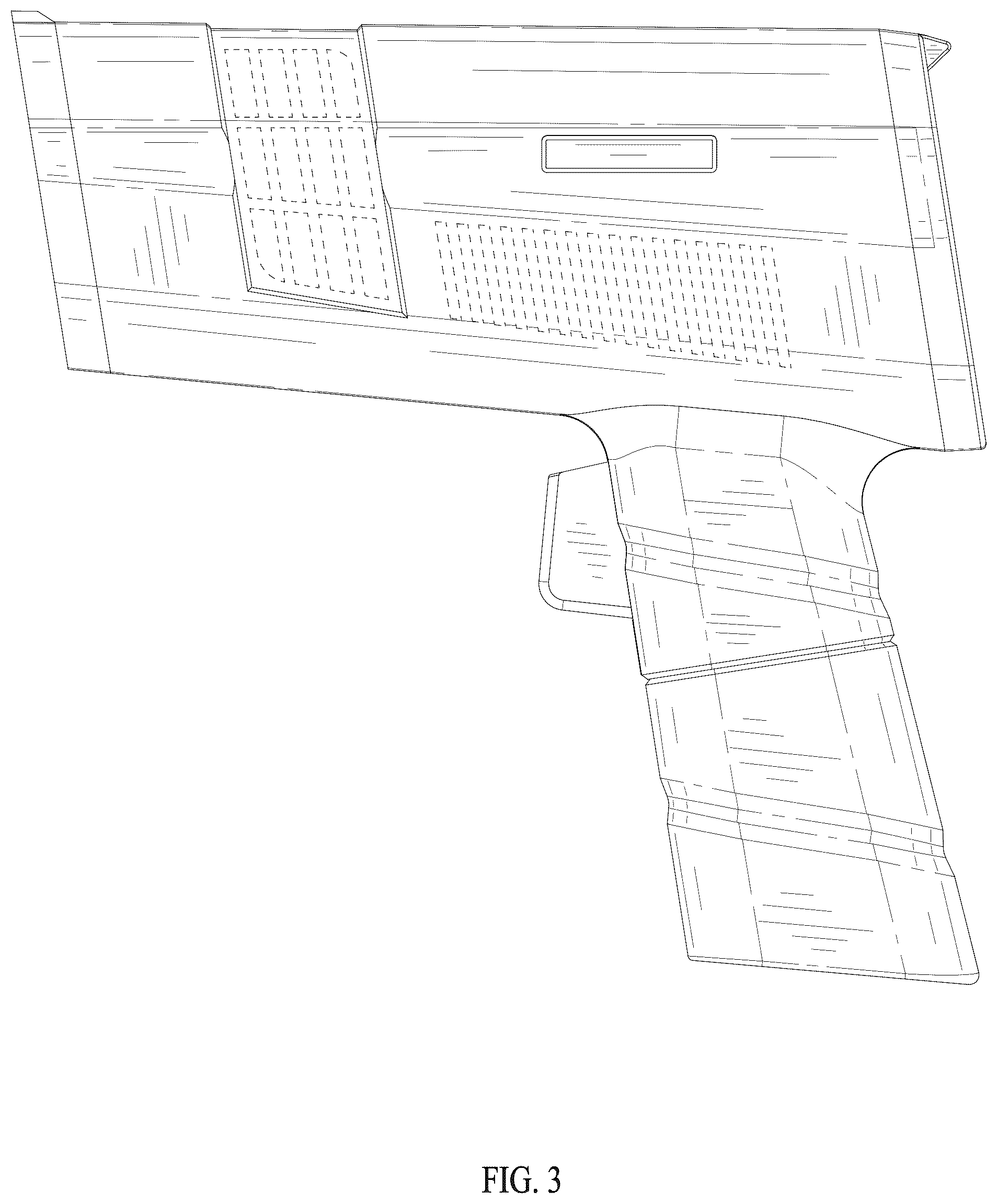 Patent USD1125380 Figure 3 – Bubble gun
