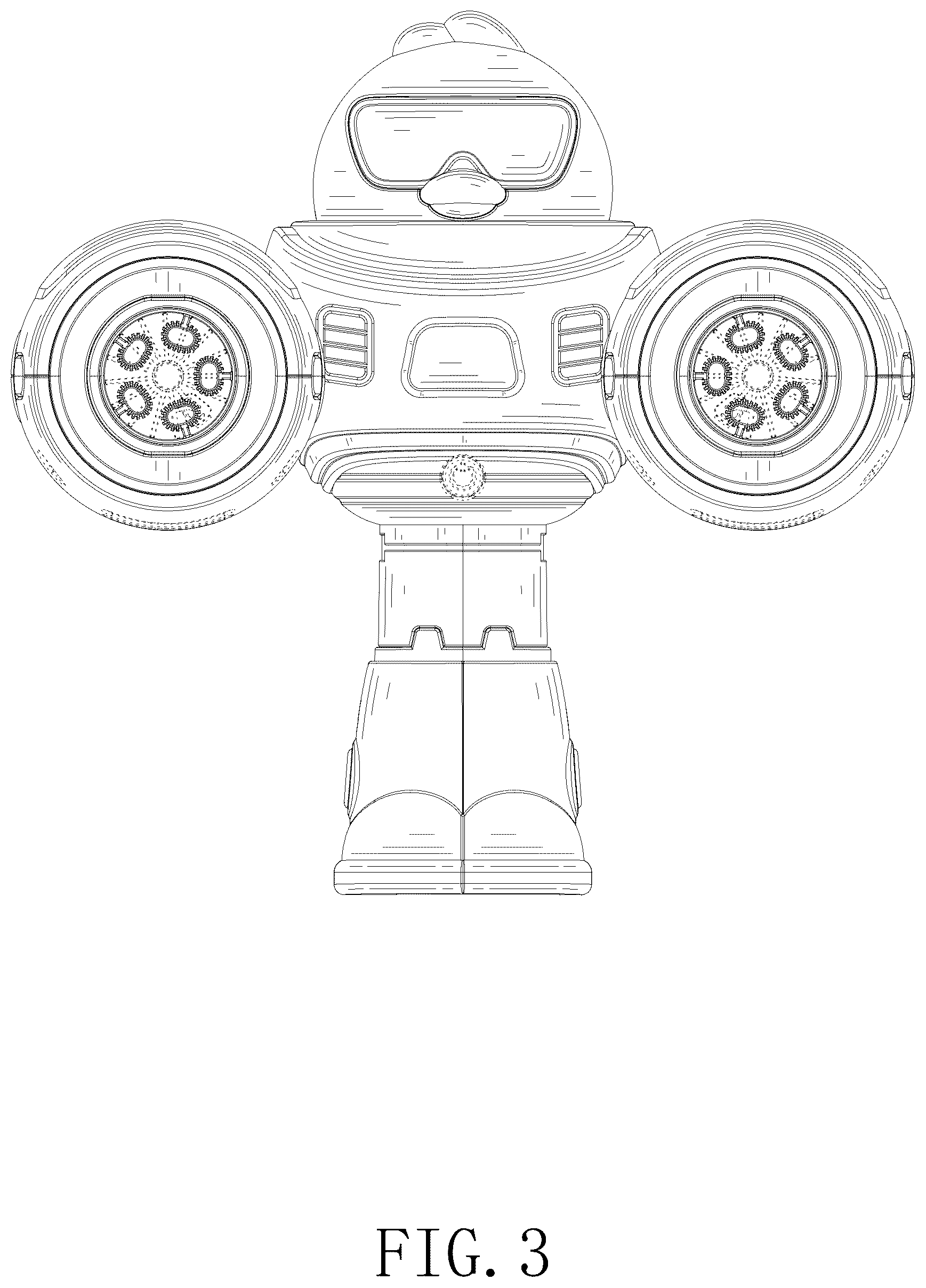 Patent USD1125381 Figure 3 – Toy bubble gun