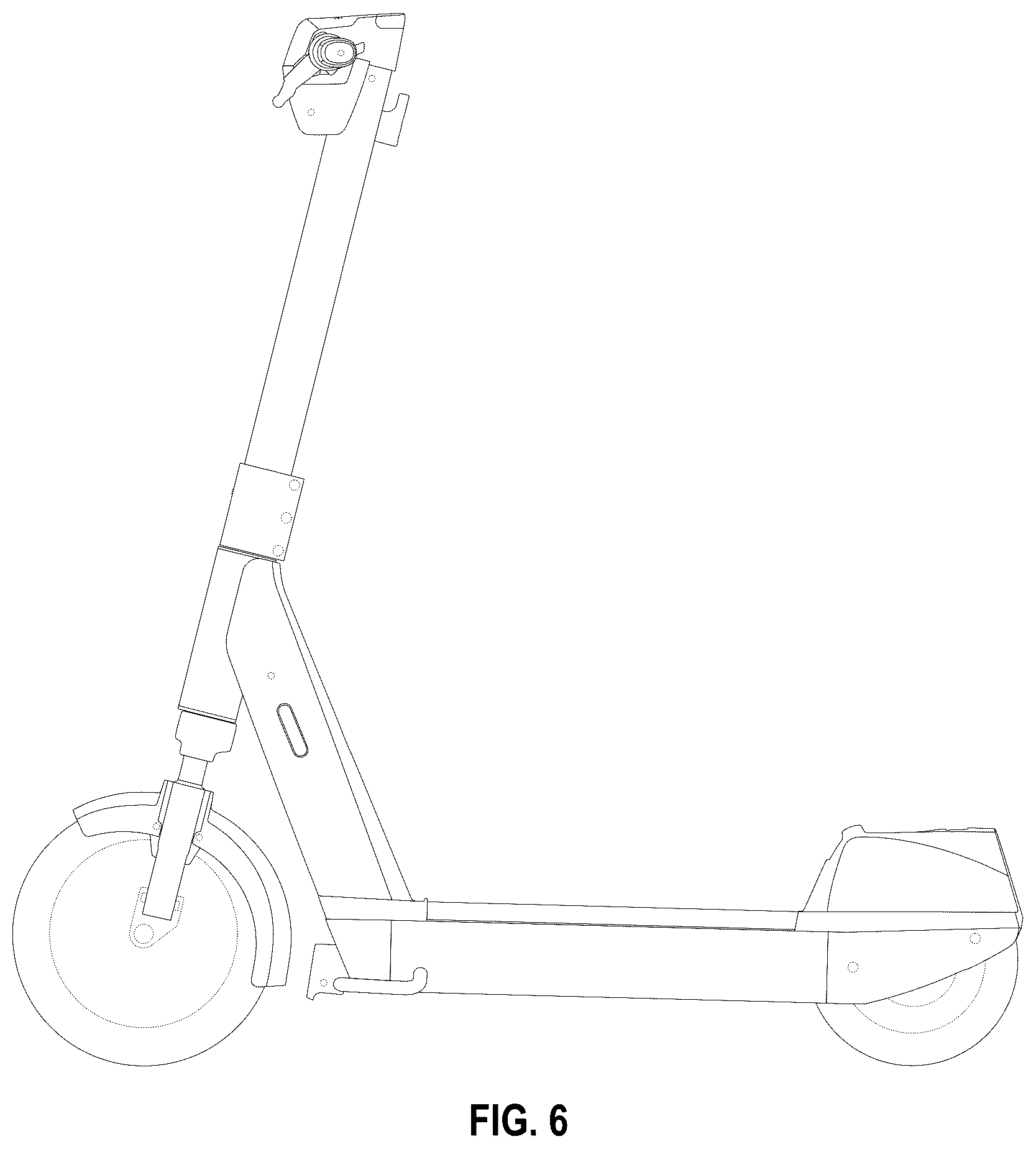 Patent USD1125384 Figure 6 – Scooter