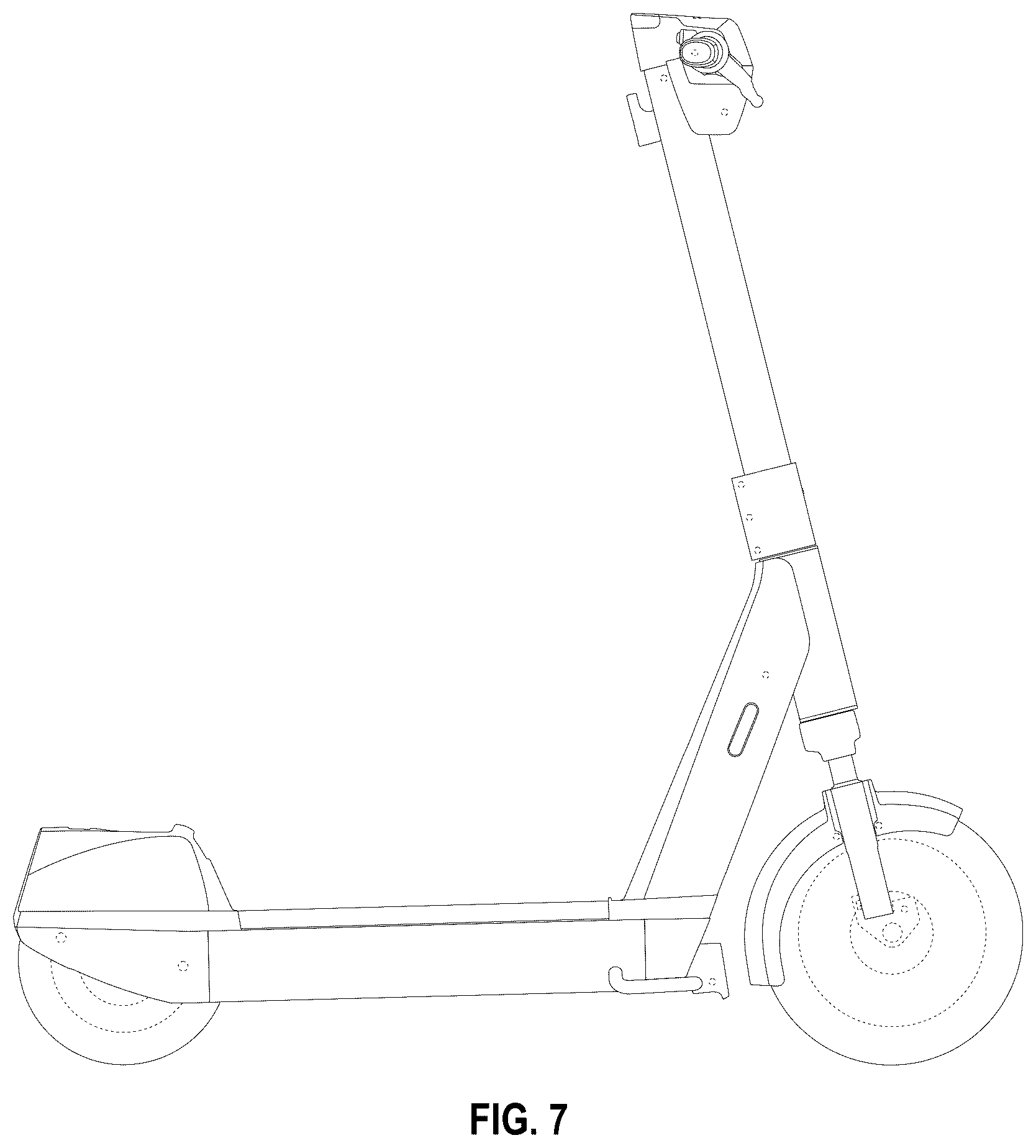 Patent USD1125384 Figure 7 – Scooter