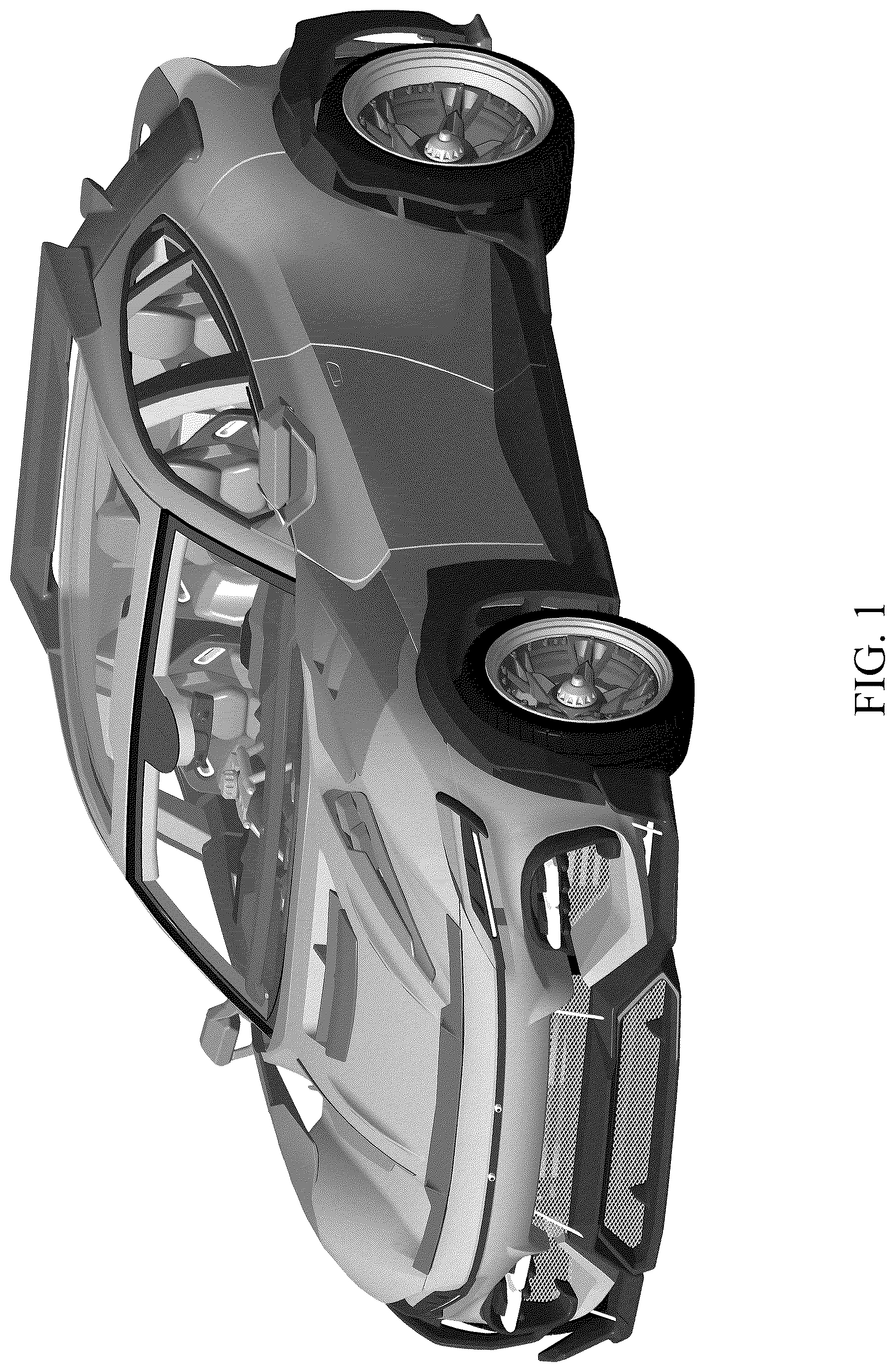 Patent USD1125386 Figure 1 – Model car