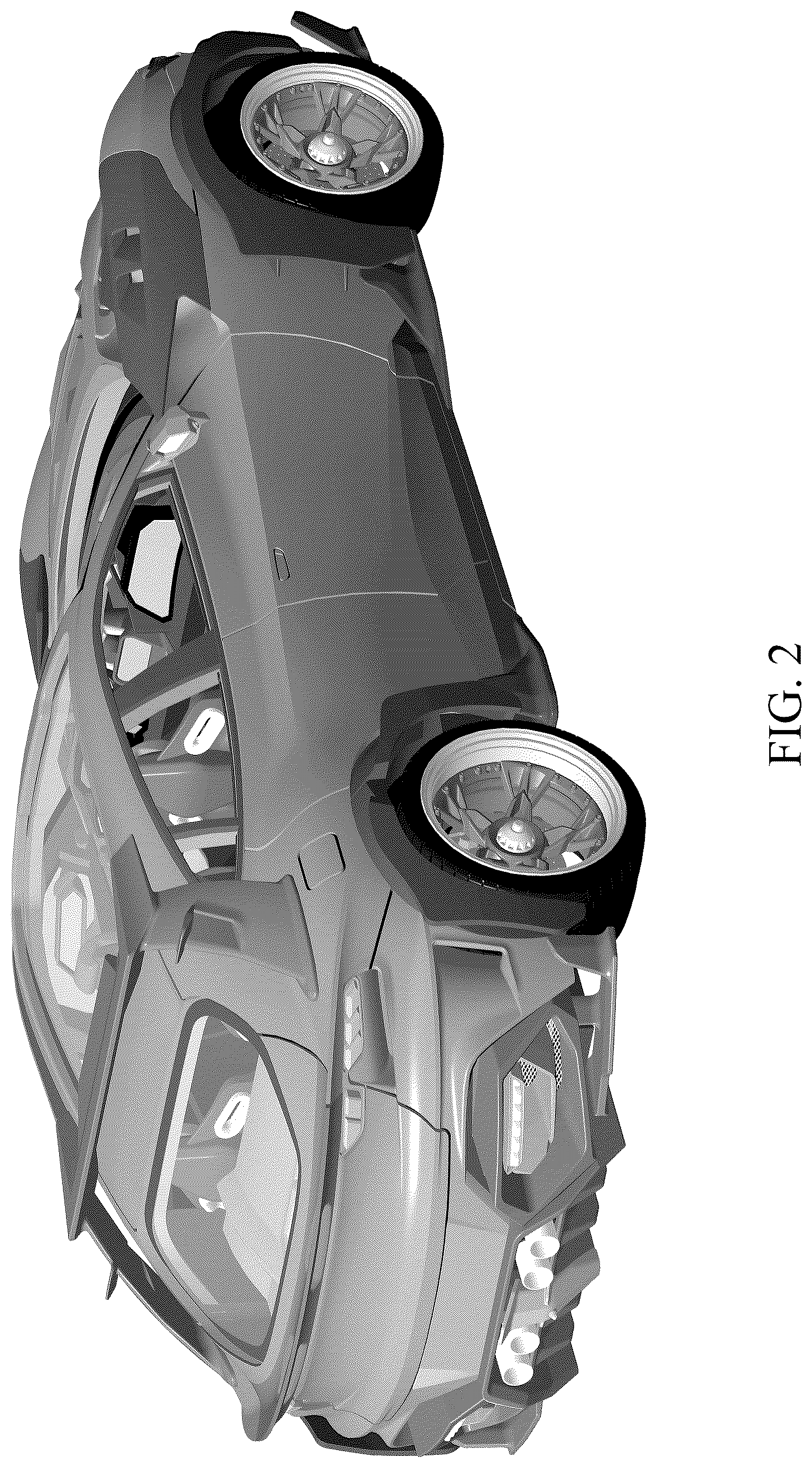 Patent USD1125386 Figure 2 – Model car