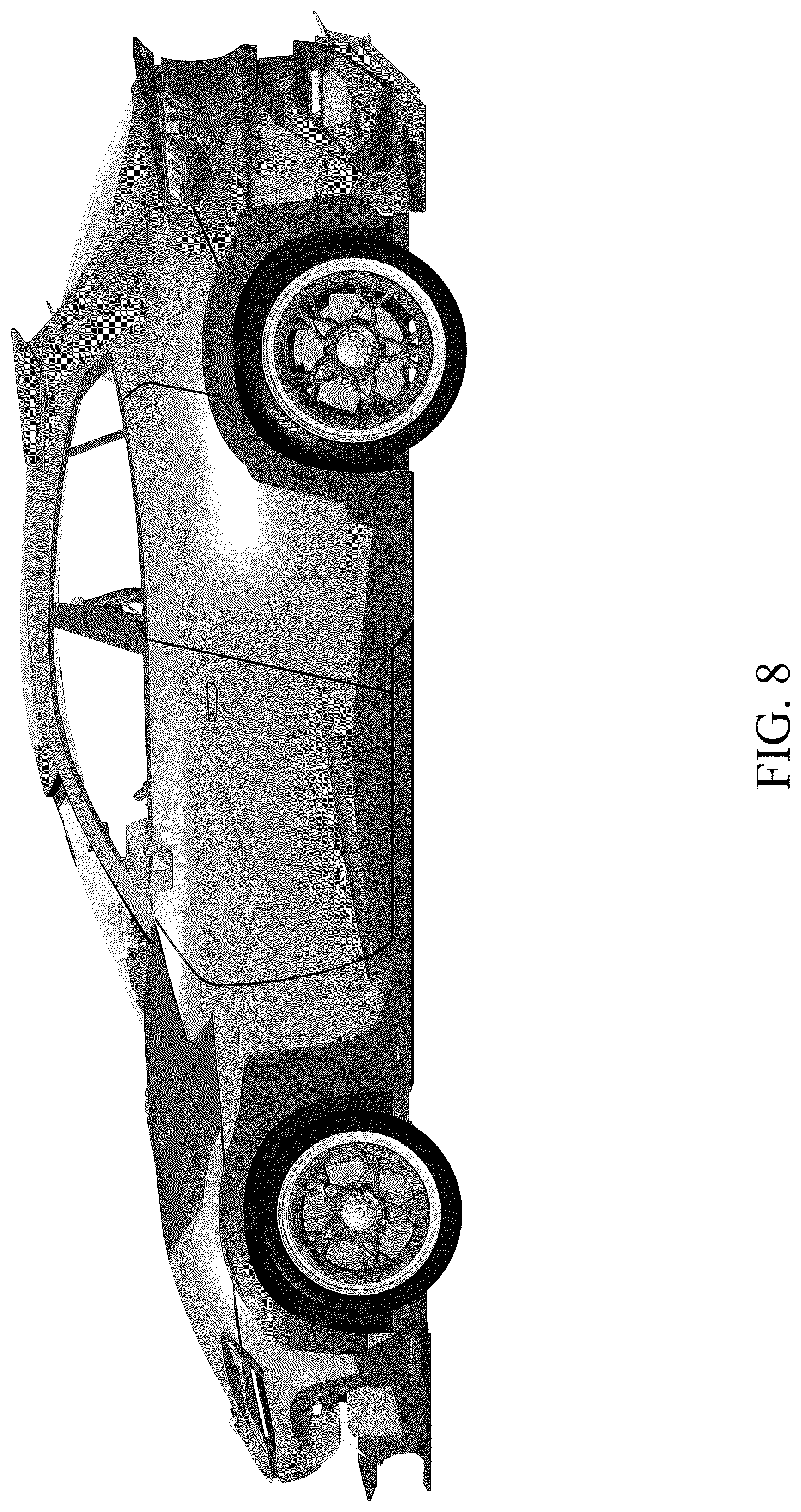 Patent USD1125386 Figure 8 – Model car