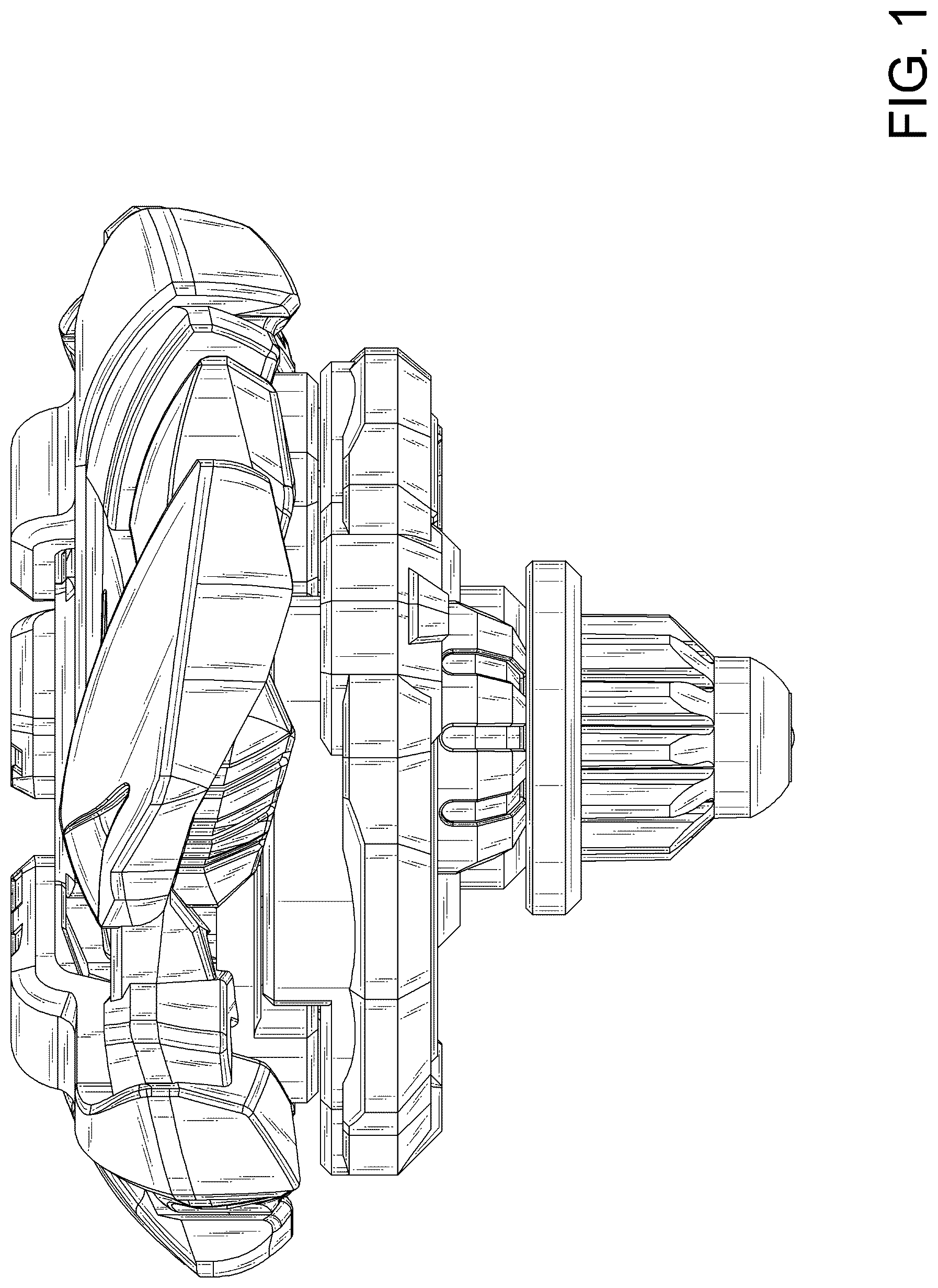 Patent USD1125387 — Spinning top toy — Figure 1