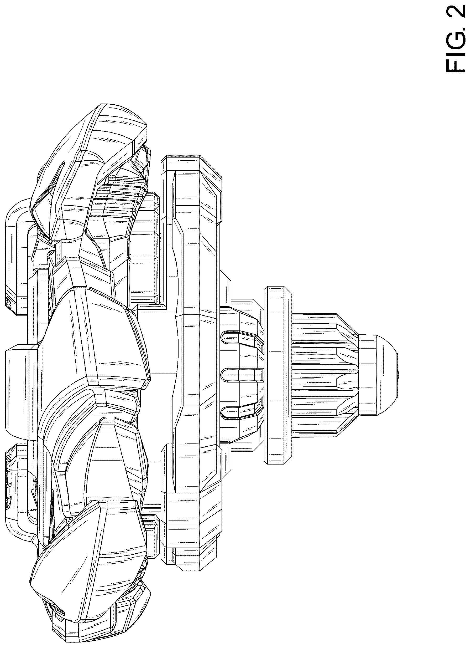 Patent USD1125387 Figure 2 – Spinning top toy