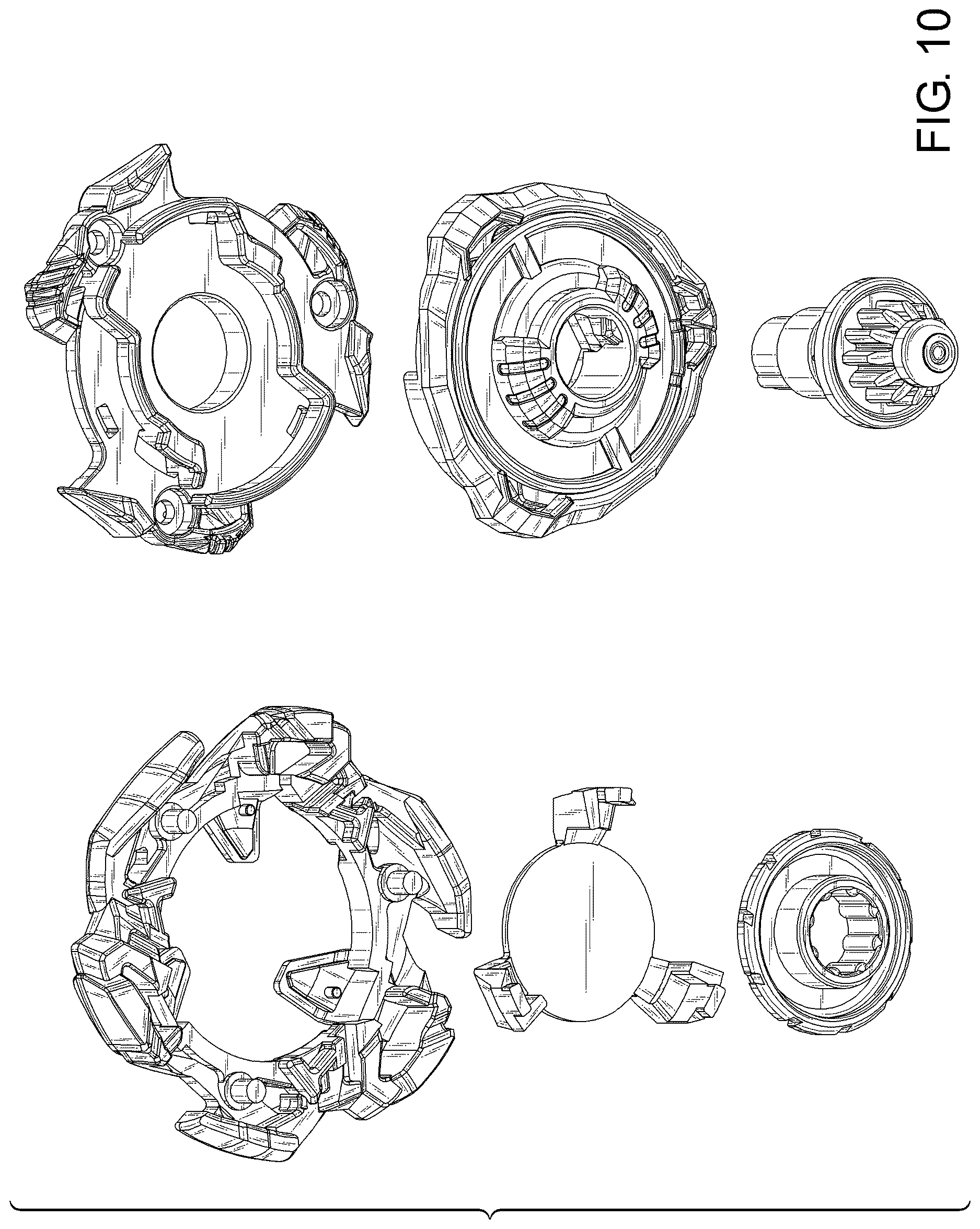 Patent USD1125387 Figure 10 – Spinning top toy