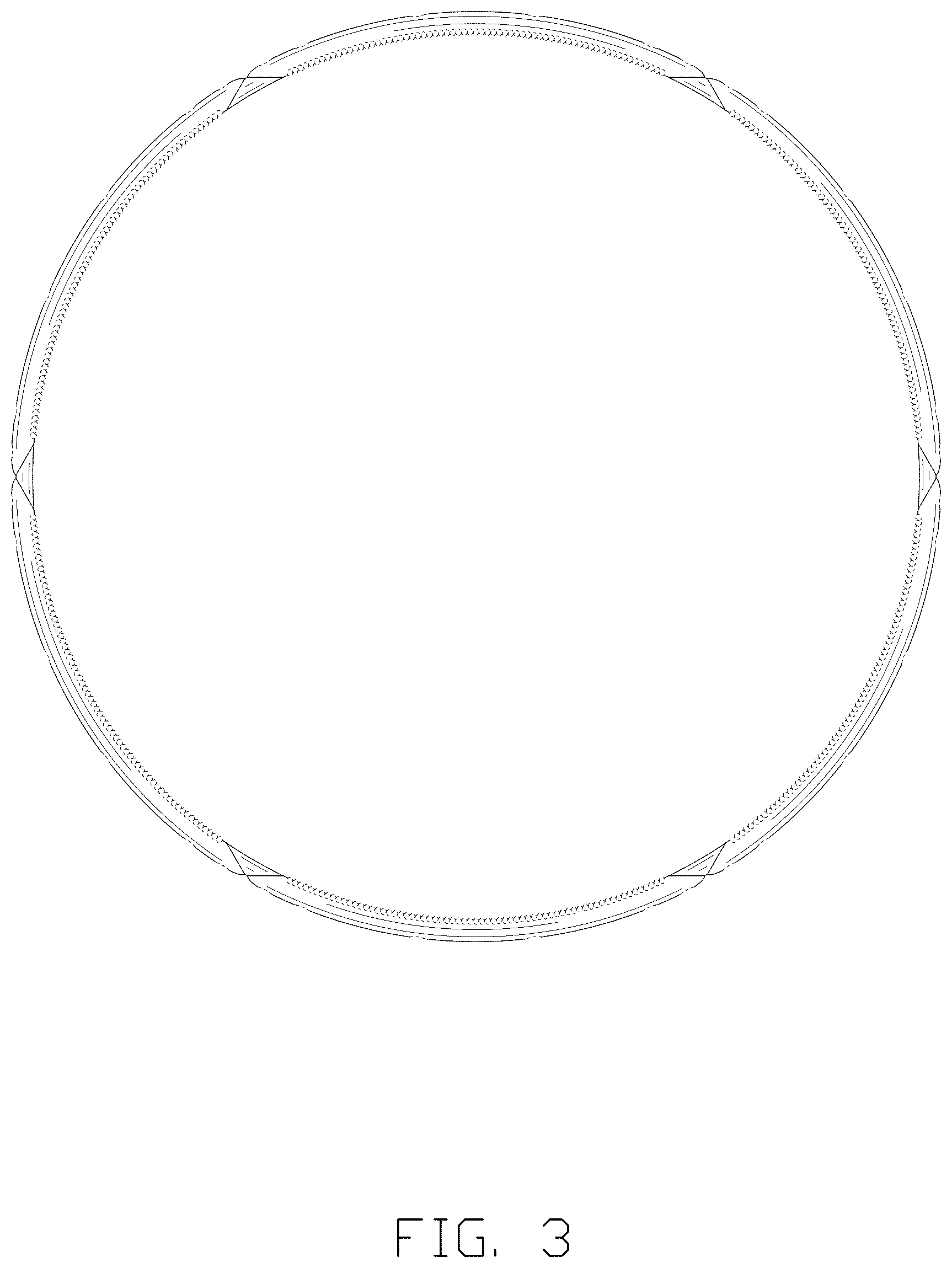 Patent USD1125390 Figure 3 – Foldable hula hoop