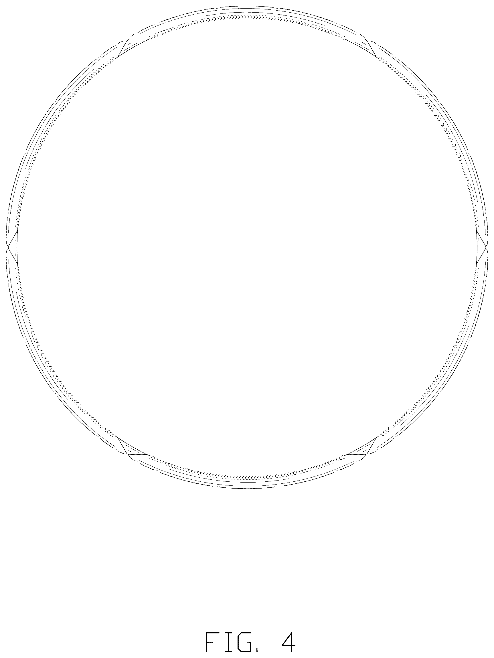 Patent USD1125390 Figure 4 – Foldable hula hoop